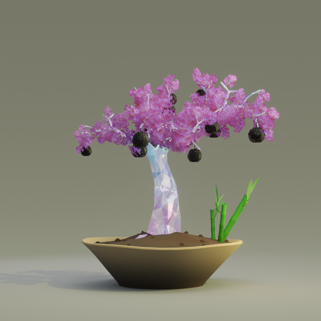 ZENFT Garden Society - Bonsai - Bonsai #8677 - NFT # 8677