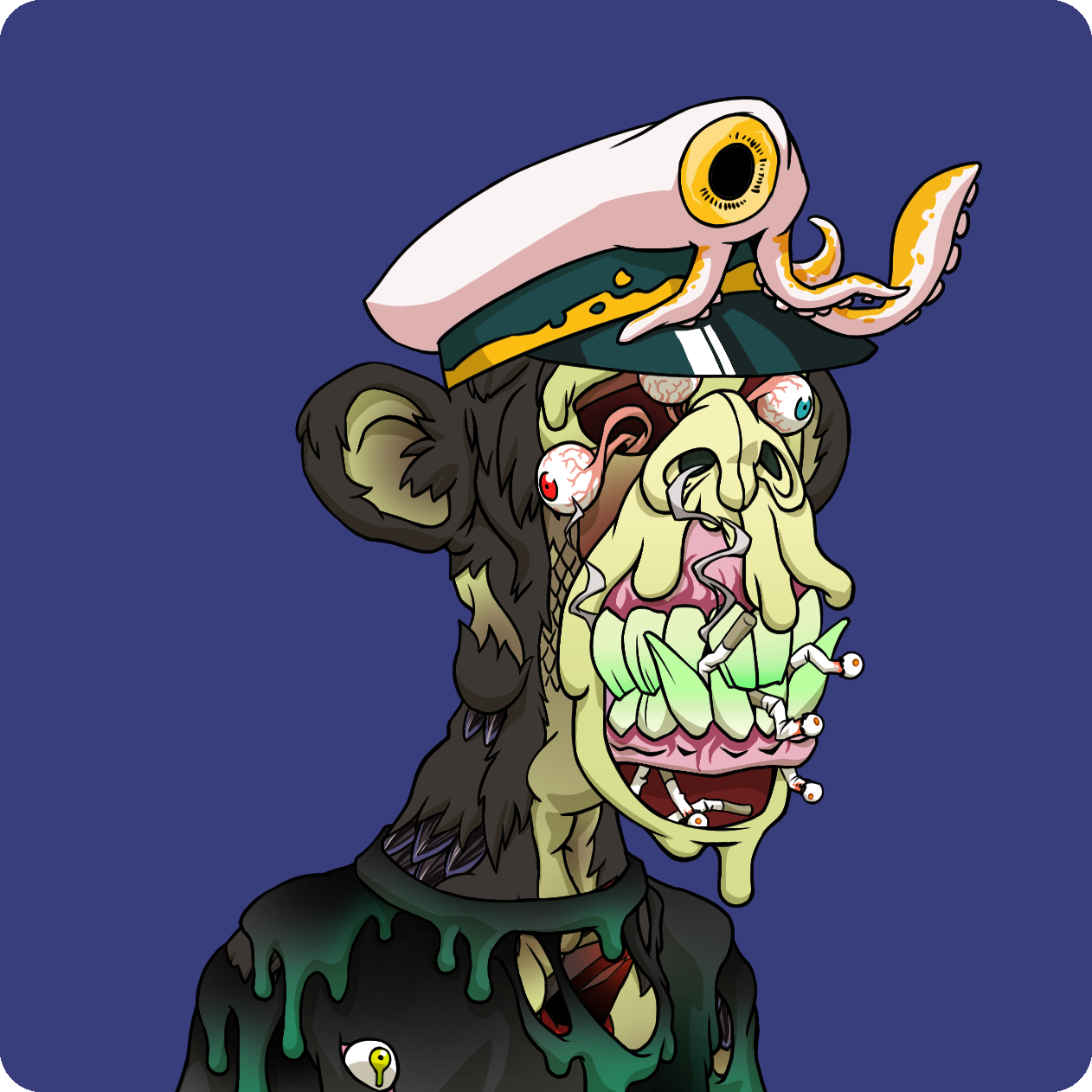 Yuga Labs - Mutant Ape Yacht Club - NFT # 4766