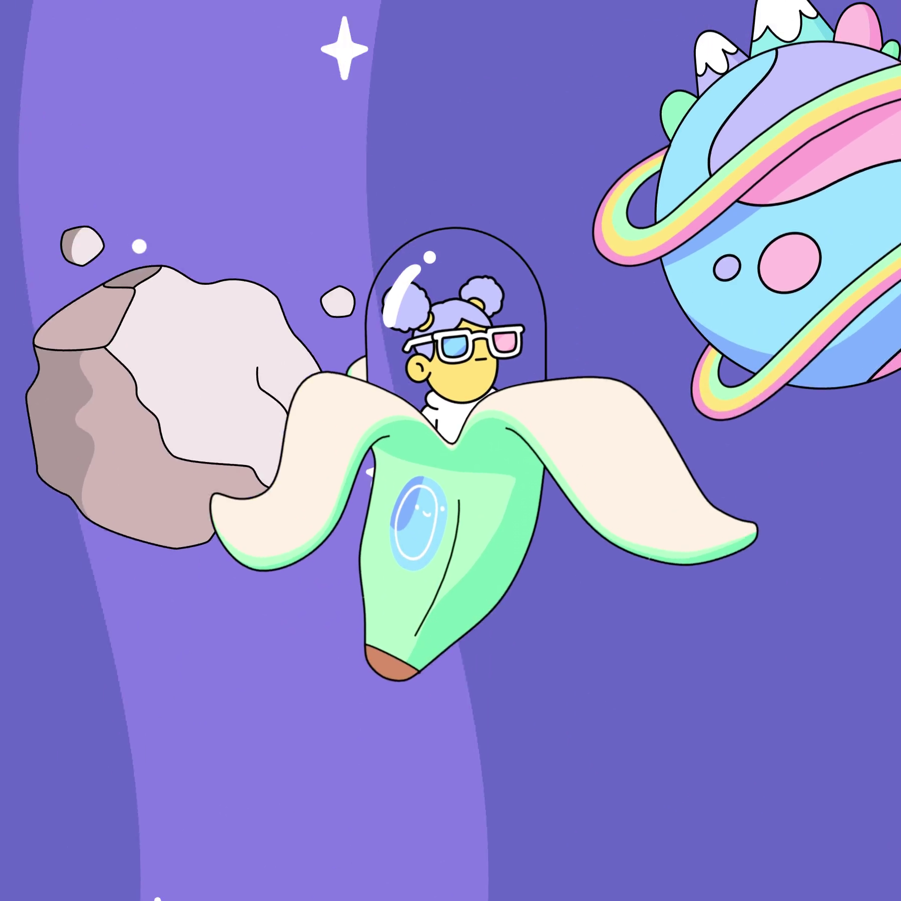 The Doodles Founders - Space Doodles - Space Doodle #479 - NFT # 479