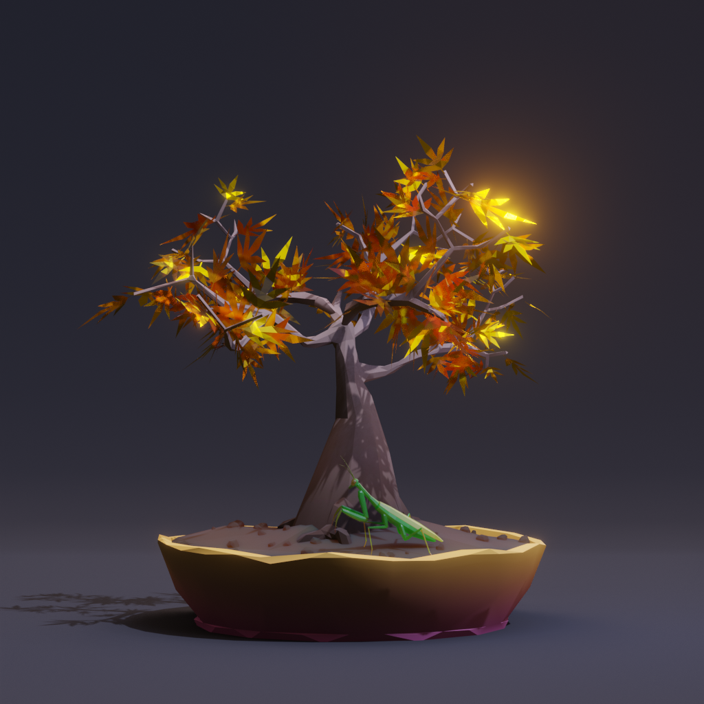 ZENFT Garden Society - Bonsai - Bonsai #8544 - NFT # 8544