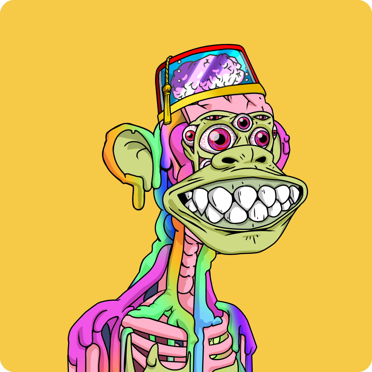 Yuga Labs - Mutant Ape Yacht Club - NFT # 3842