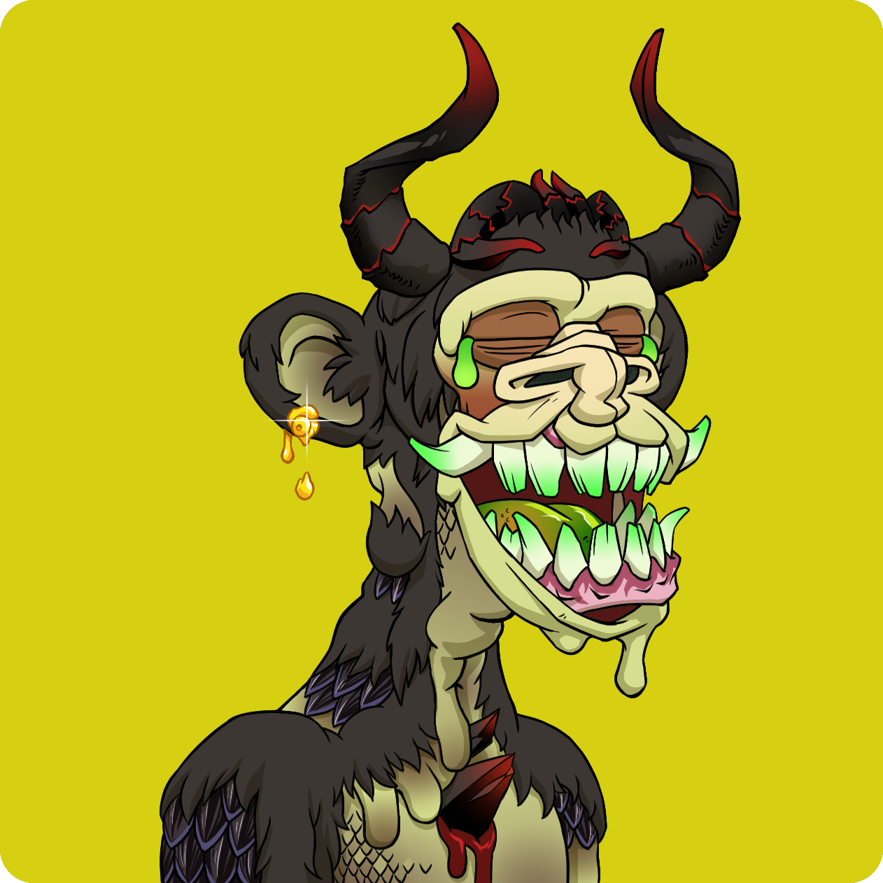 Yuga Labs - Mutant Ape Yacht Club - NFT # 3036