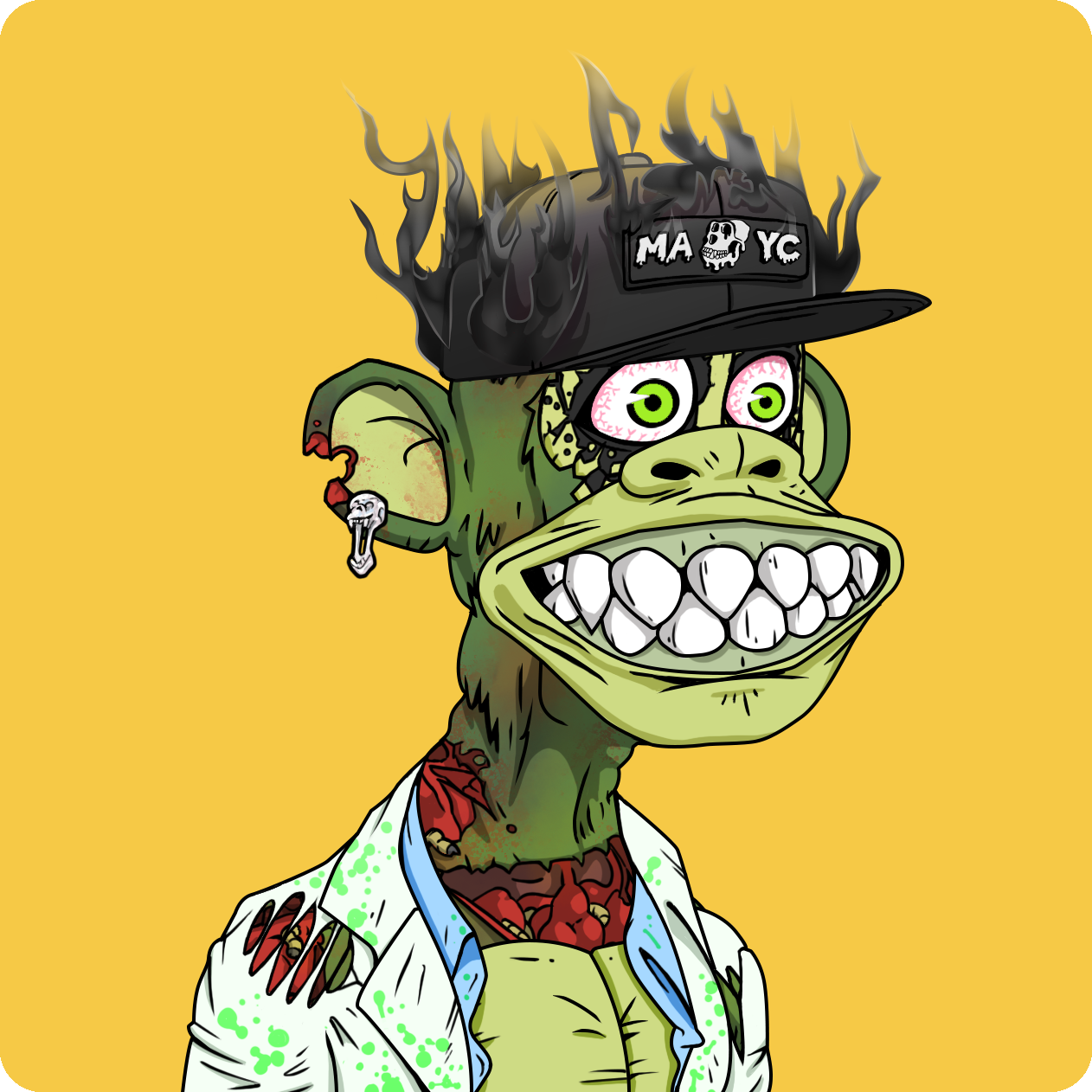 Yuga Labs - Mutant Ape Yacht Club - NFT # 17114