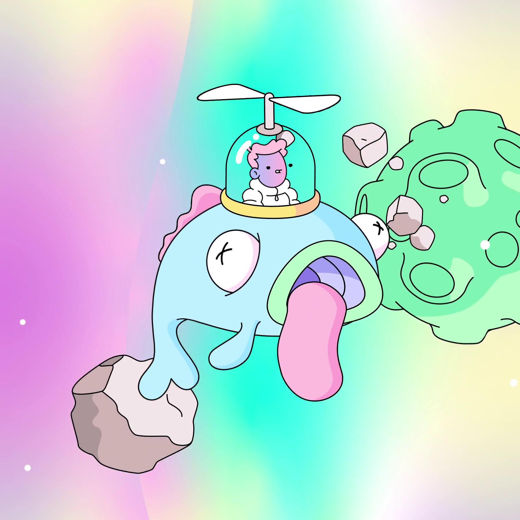 The Doodles Founders - Space Doodles - Space Doodle #9875 - NFT # 9875