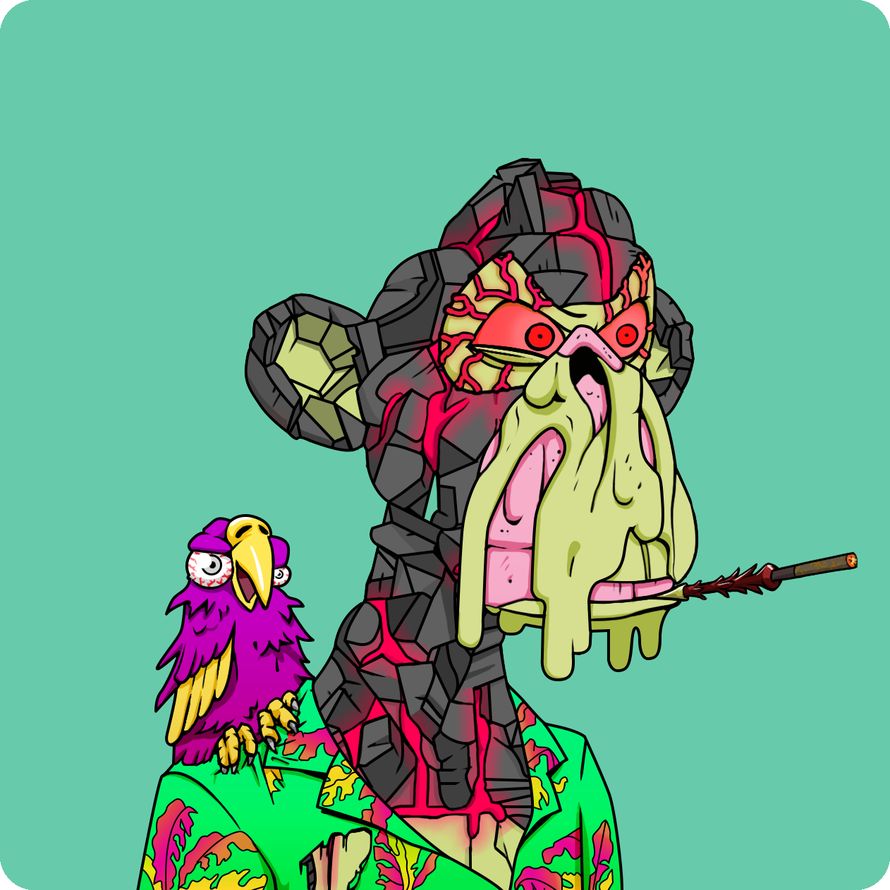 Yuga Labs - Mutant Ape Yacht Club - NFT # 16654