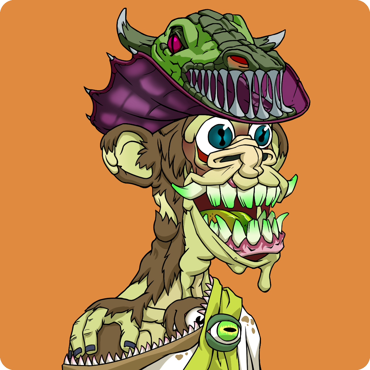 Yuga Labs - Mutant Ape Yacht Club - NFT # 3448