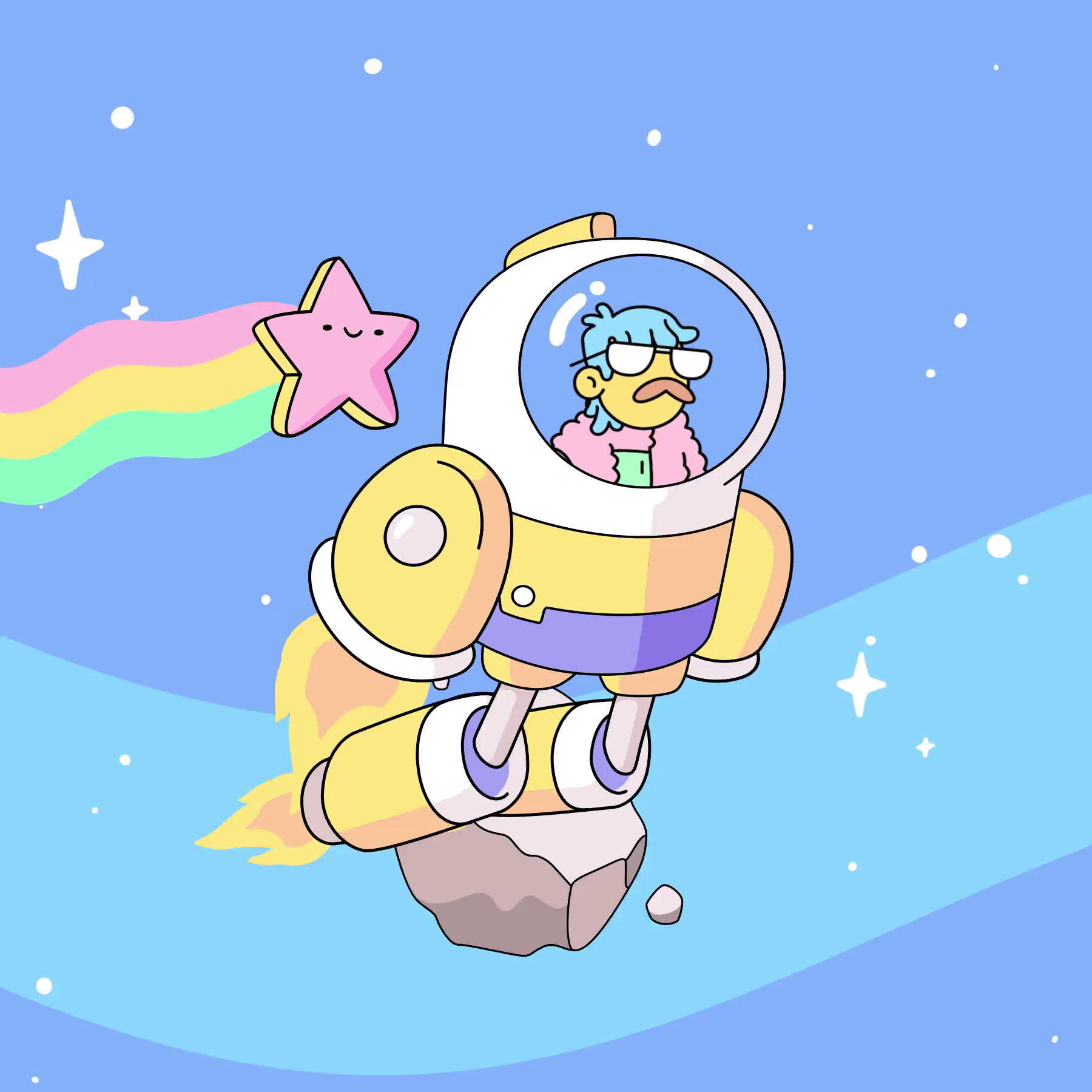 The Doodles Founders - Space Doodles - Space Doodle #9999 - NFT # 9999