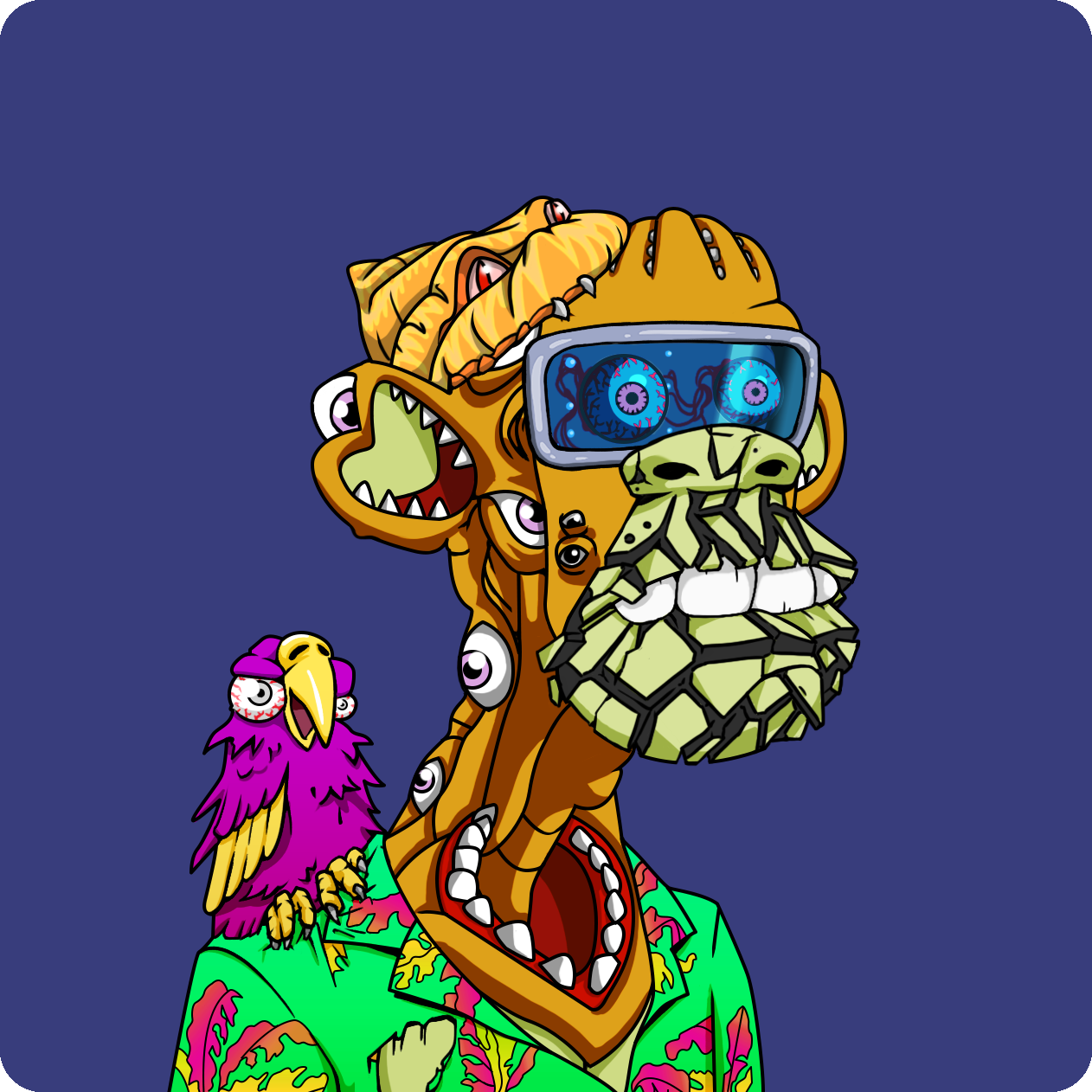 Yuga Labs - Mutant Ape Yacht Club - NFT # 3413