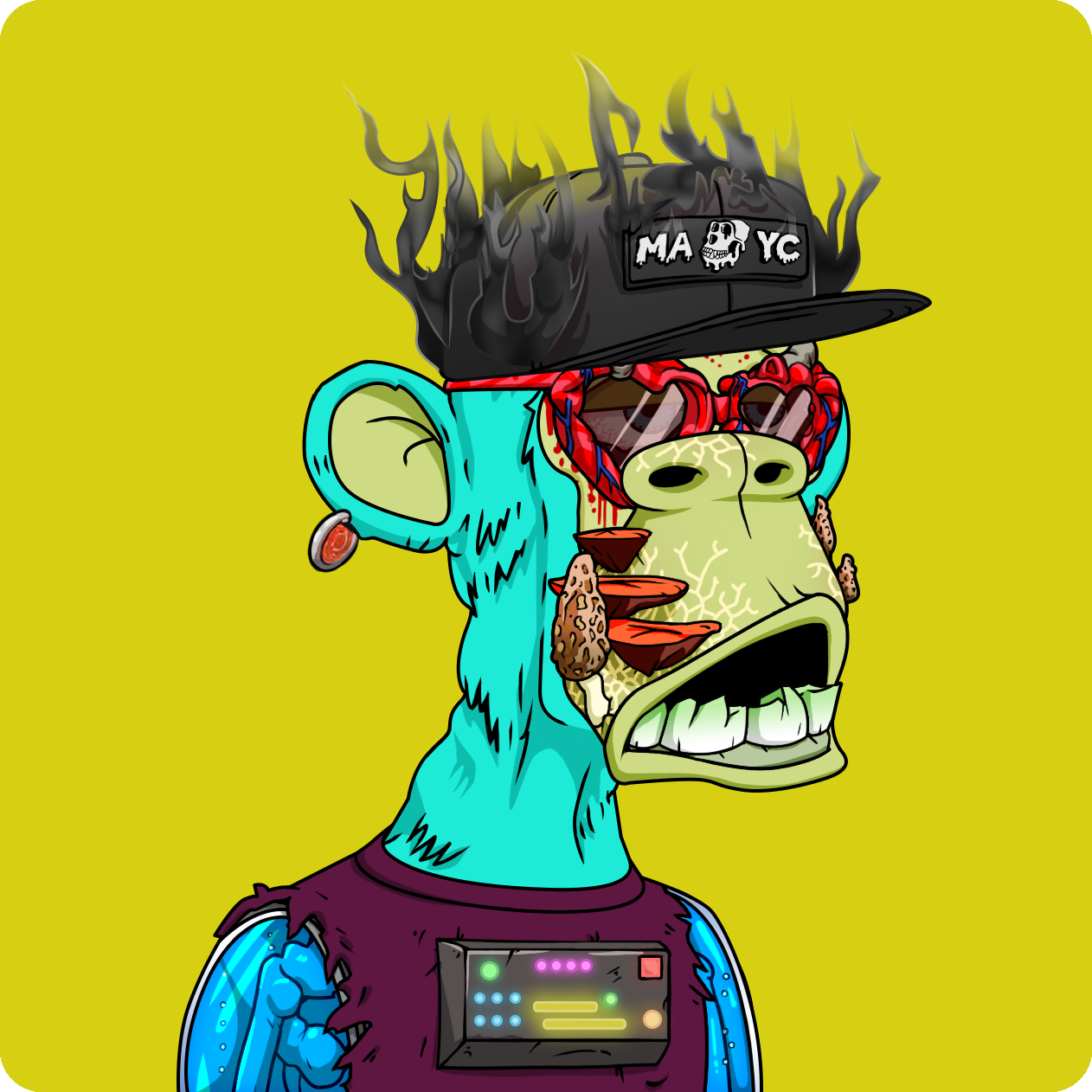 Yuga Labs - Mutant Ape Yacht Club - NFT # 13008