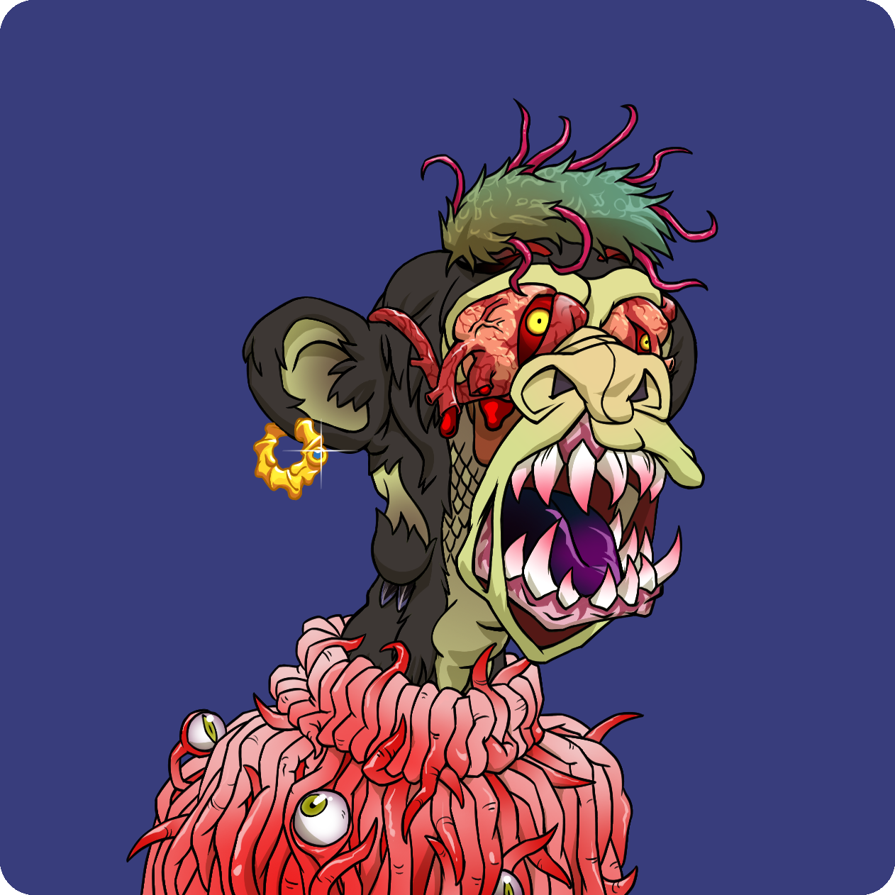 Yuga Labs - Mutant Ape Yacht Club - NFT # 8758