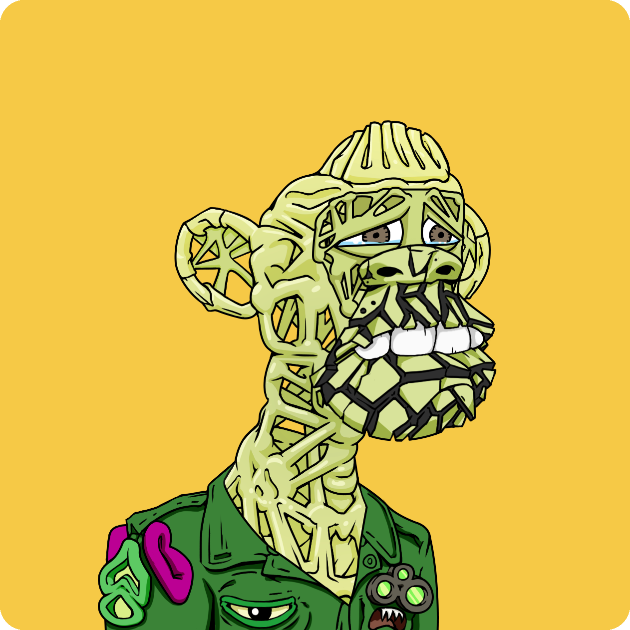 Yuga Labs - Mutant Ape Yacht Club - NFT # 3458