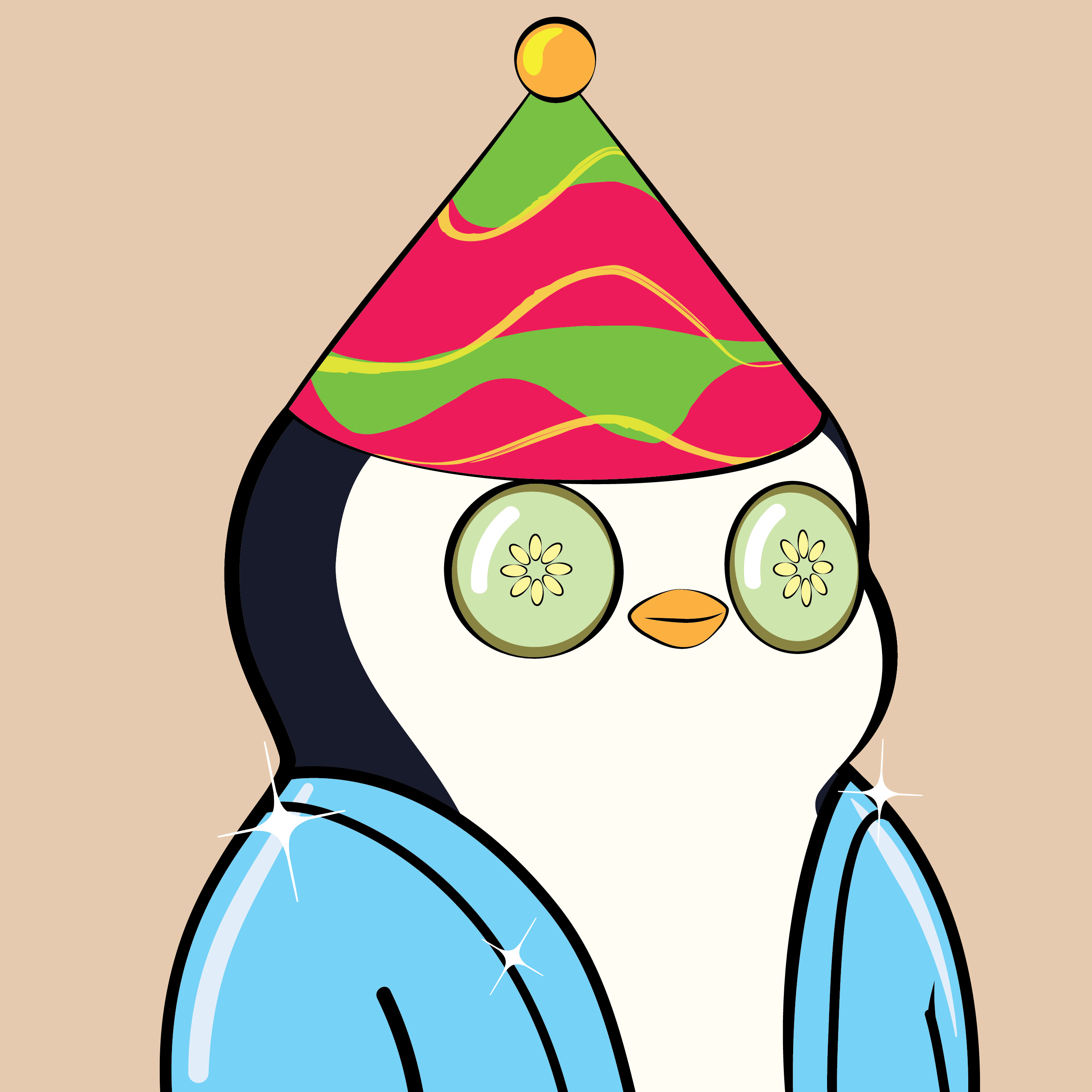 Pudgy Penguins - Pudgy Penguins - Pudgy Penguin #1166 - NFT # 1166