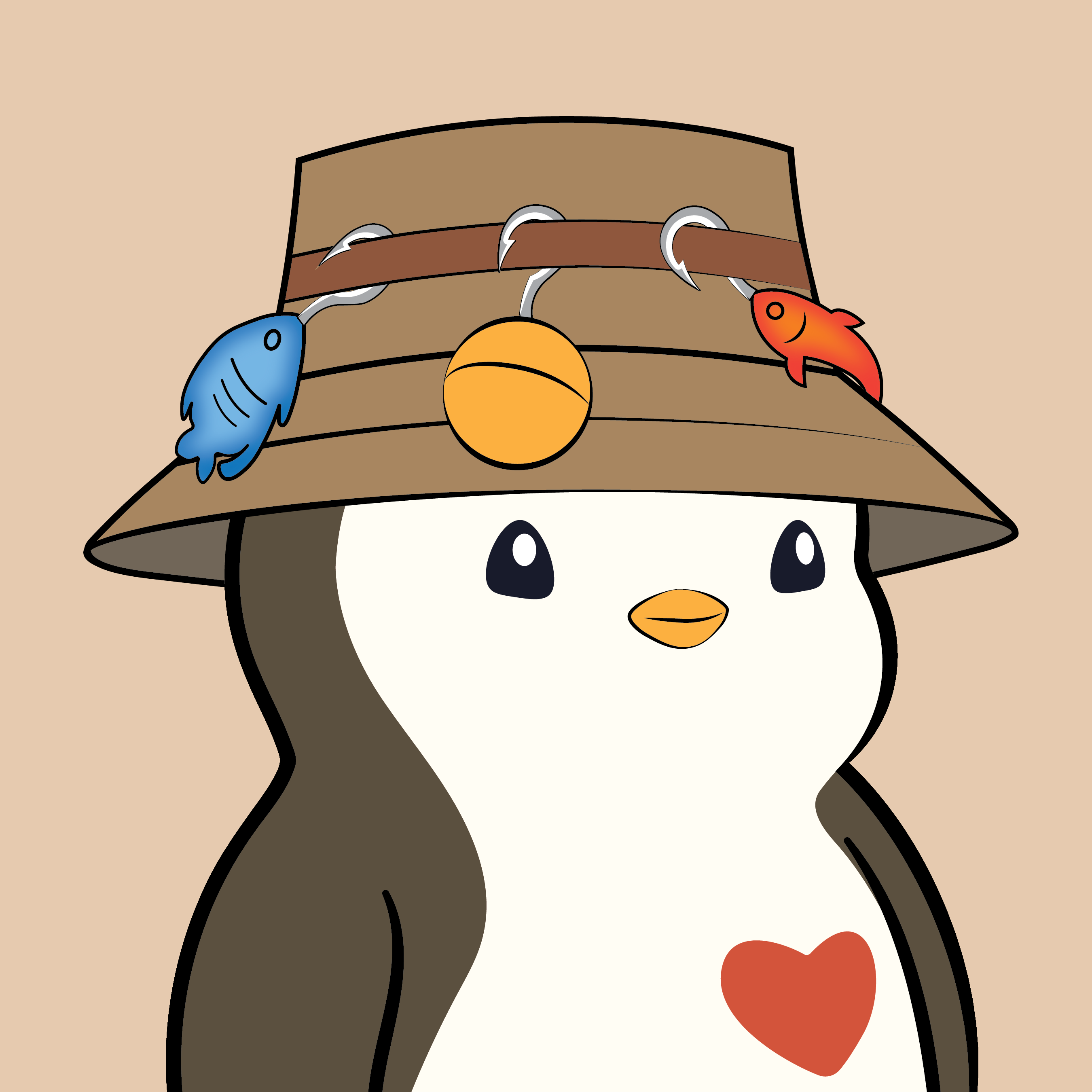 Pudgy Penguins - Pudgy Penguins - Pudgy Penguin #1607 - NFT # 1607