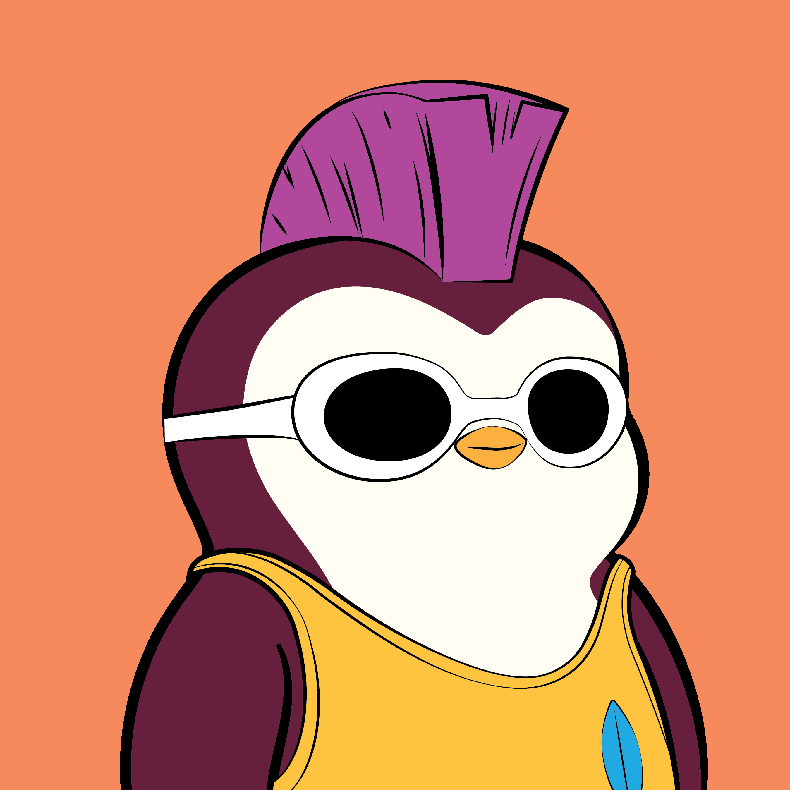 Pudgy Penguins - Pudgy Penguins - Pudgy Penguin #1858 - NFT # 1858