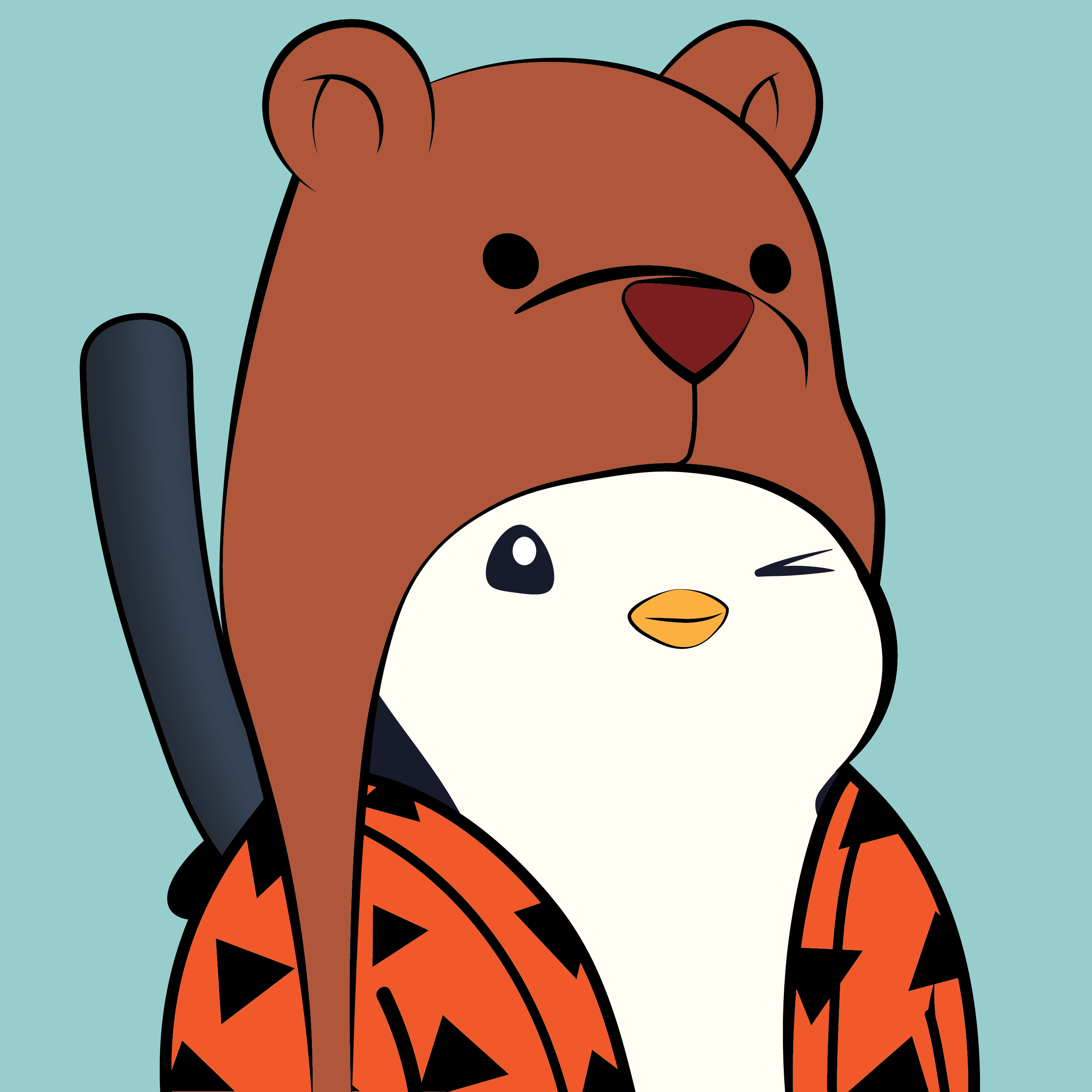 Pudgy Penguins - Pudgy Penguins - Pudgy Penguin #3802 - NFT # 3802