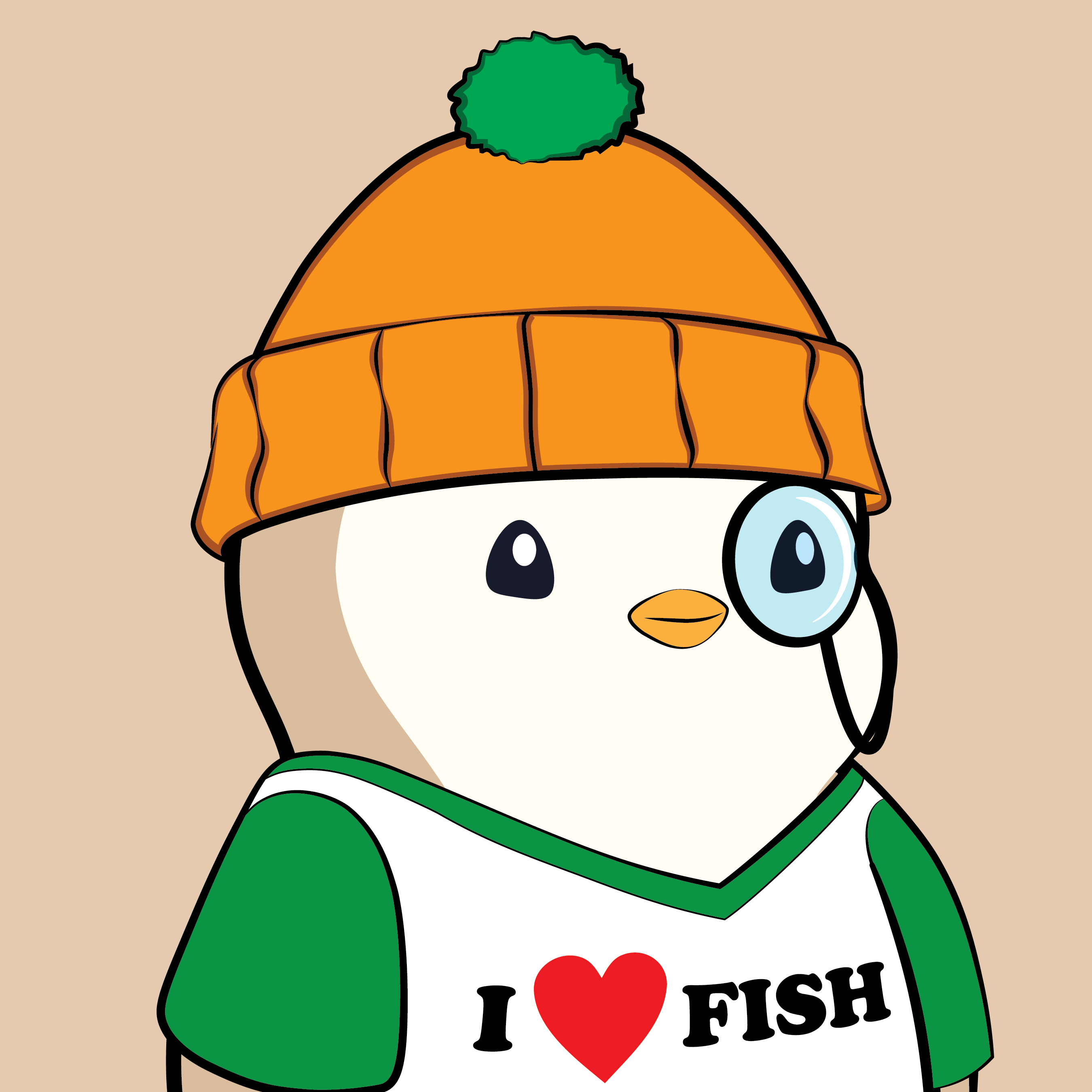 Pudgy Penguins - Pudgy Penguins - Pudgy Penguin #4829 - NFT # 4829