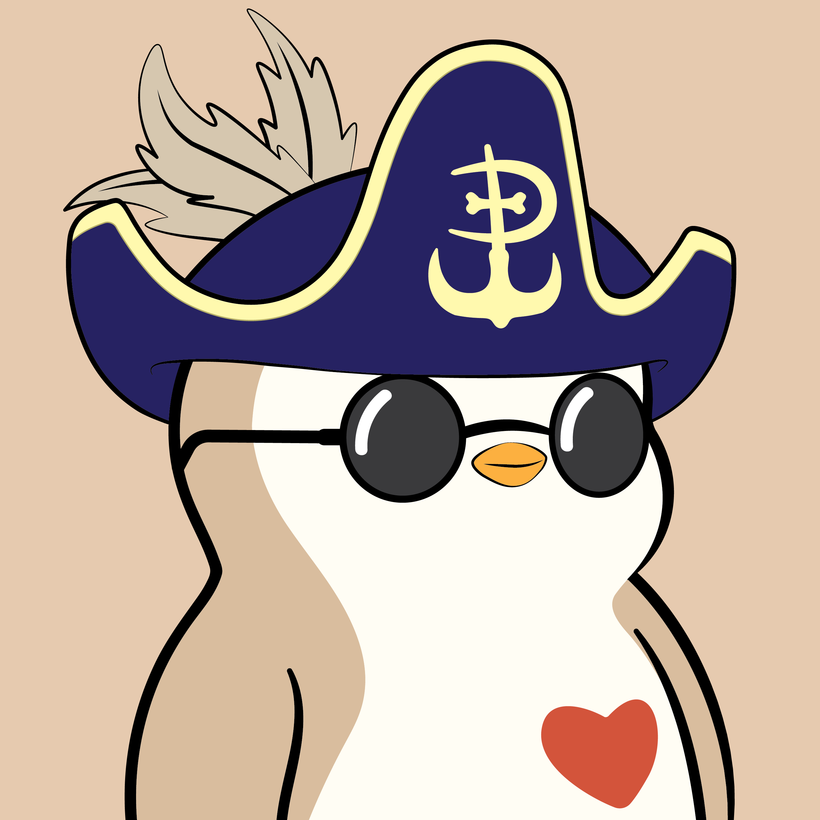 Pudgy Penguins - Pudgy Penguins - Pudgy Penguin #6037 - NFT # 6037