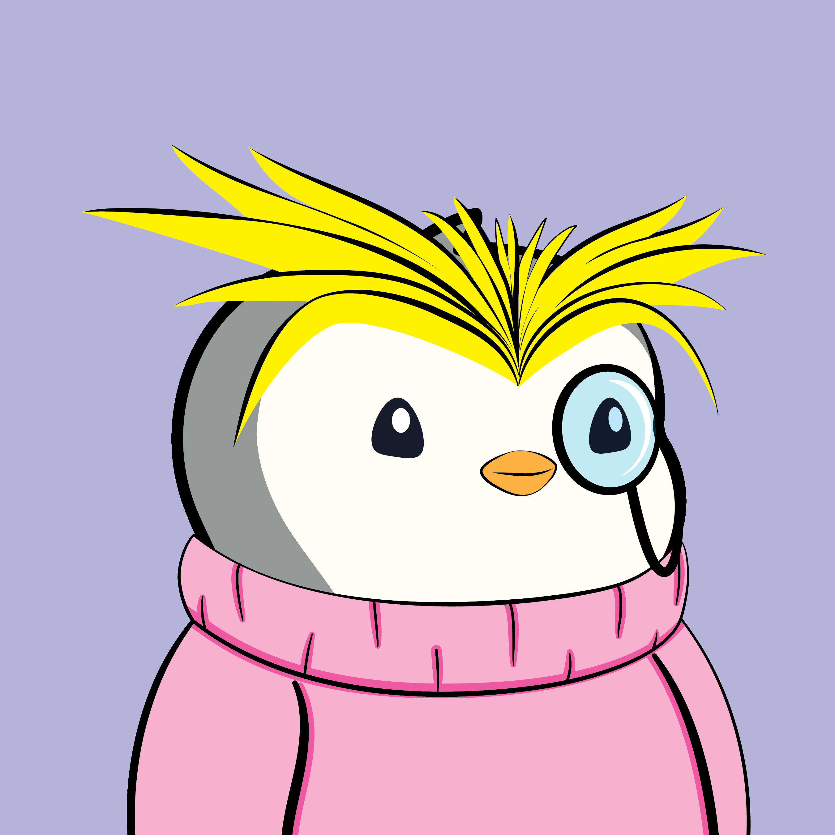 Pudgy Penguins - Pudgy Penguins - Pudgy Penguin #7166 - NFT # 7166