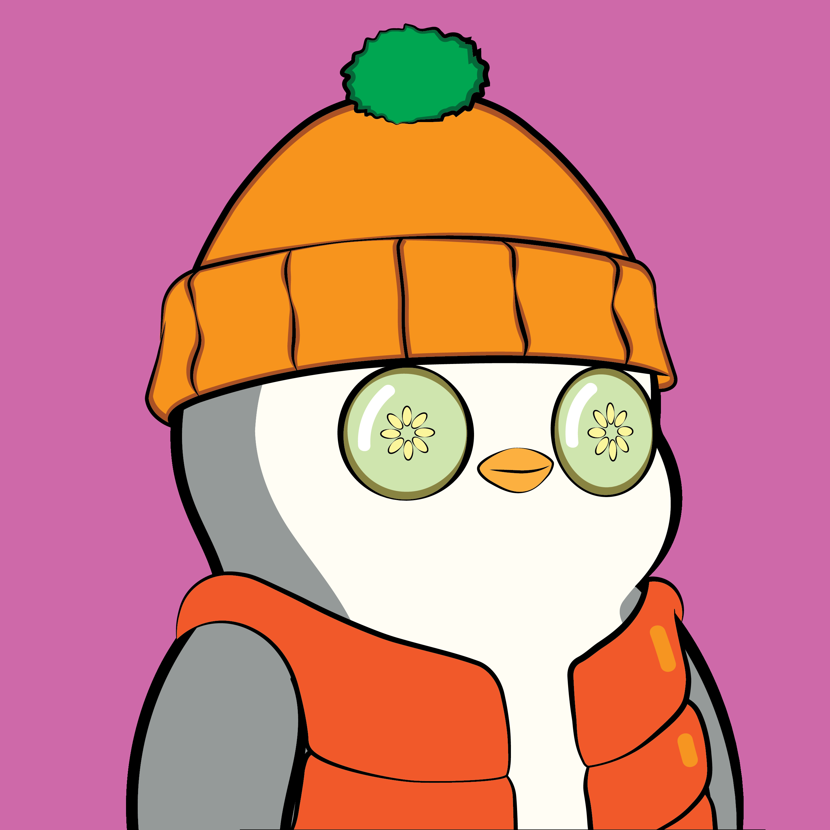 Pudgy Penguins - Pudgy Penguins - Pudgy Penguin #7195 - NFT # 7195