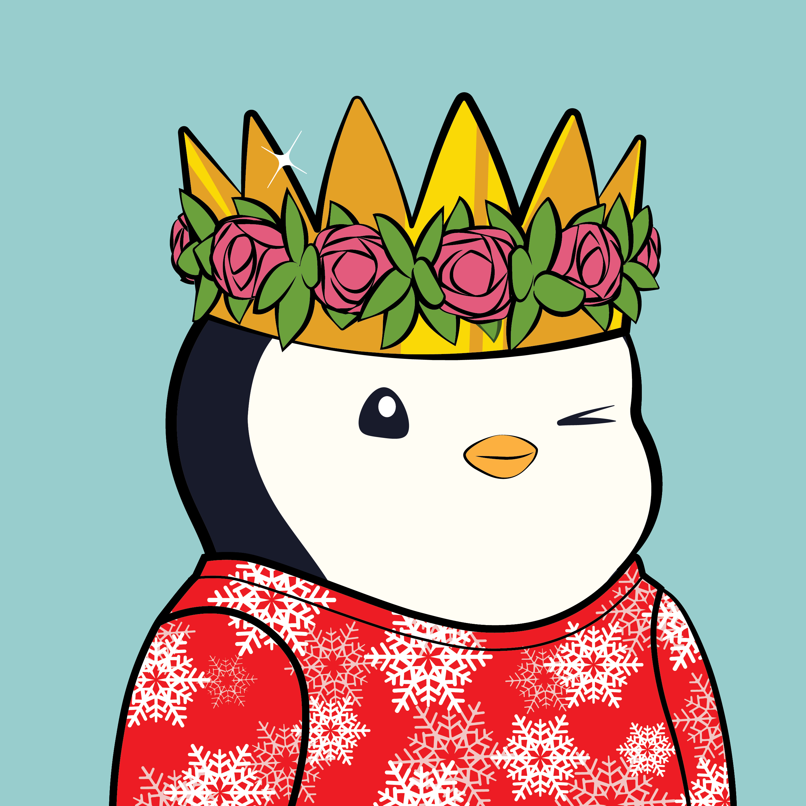 Pudgy Penguins - Pudgy Penguins - Pudgy Penguin #7198 - NFT # 7198