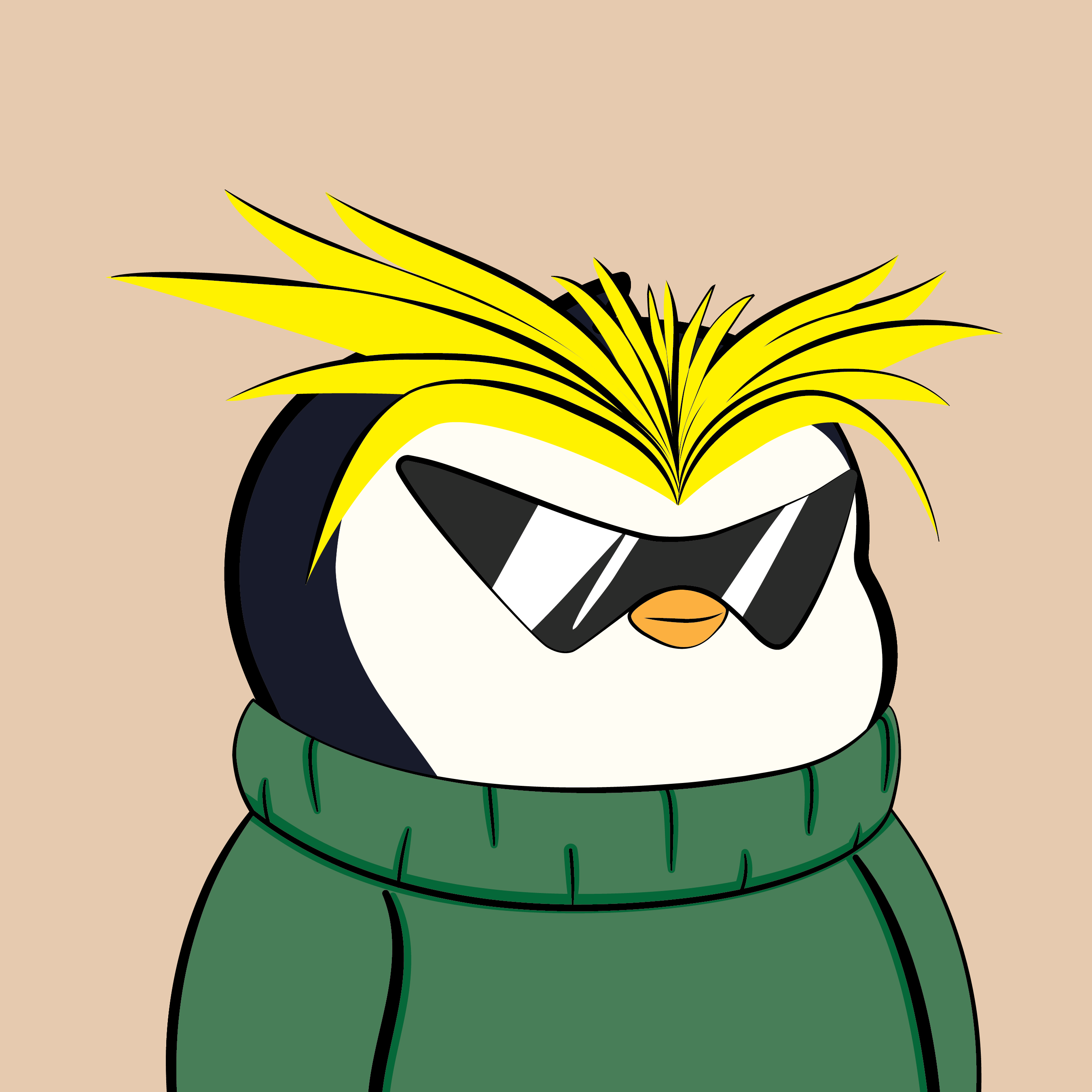 Pudgy Penguins - Pudgy Penguins - Pudgy Penguin #7301 - NFT # 7301