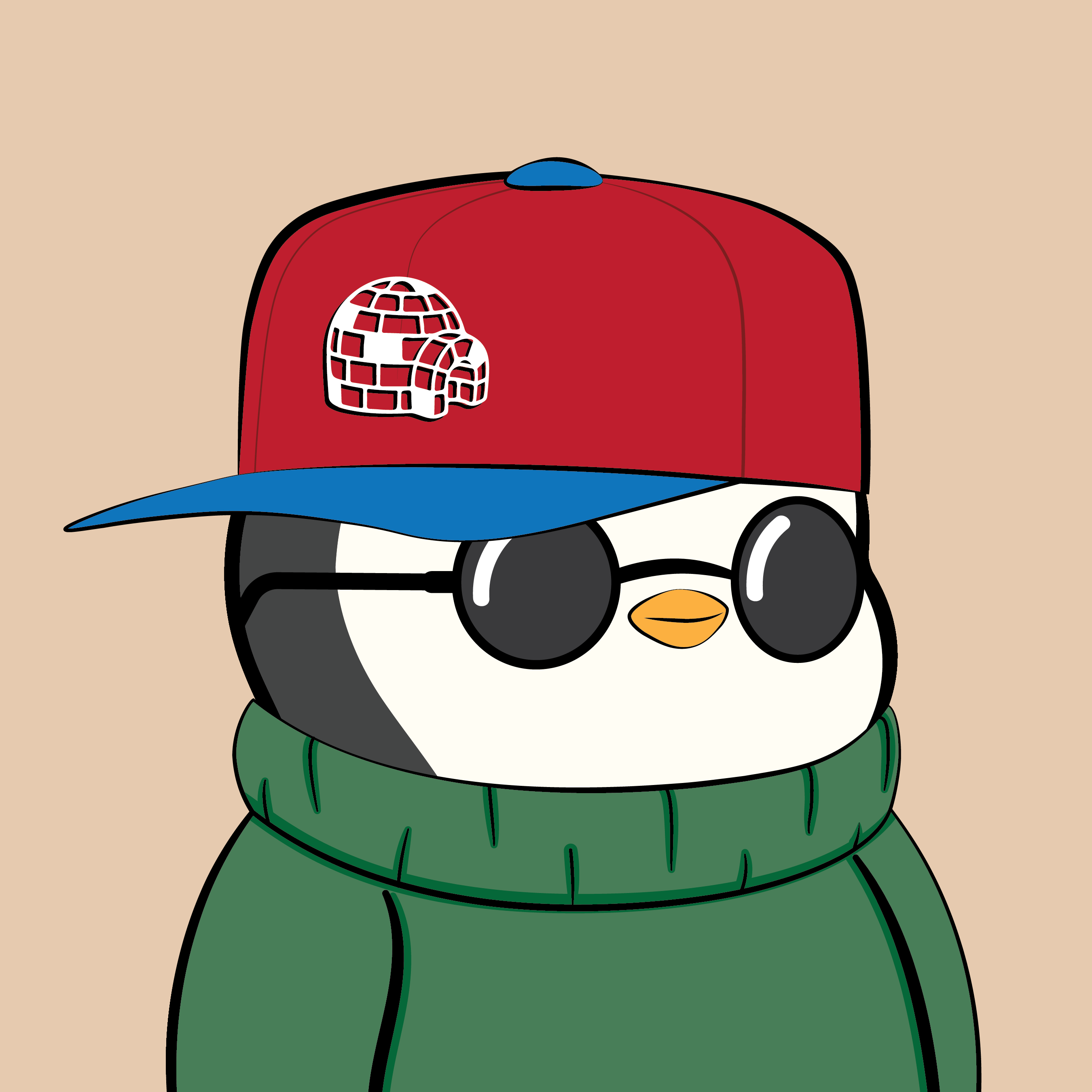 Pudgy Penguins - Pudgy Penguins - Pudgy Penguin #7633 - NFT # 7633