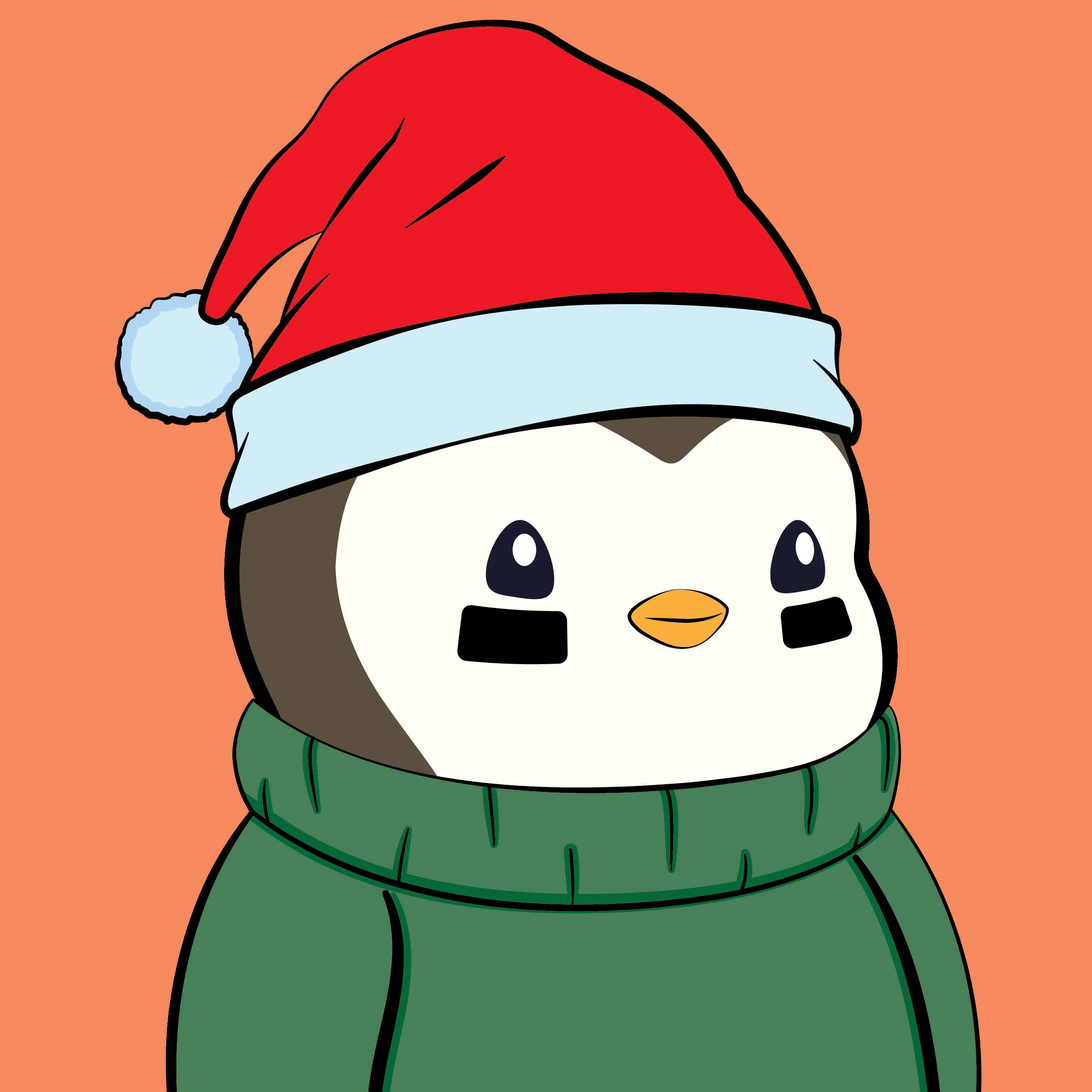 Pudgy Penguins - Pudgy Penguins - Pudgy Penguin #7663 - NFT # 7663