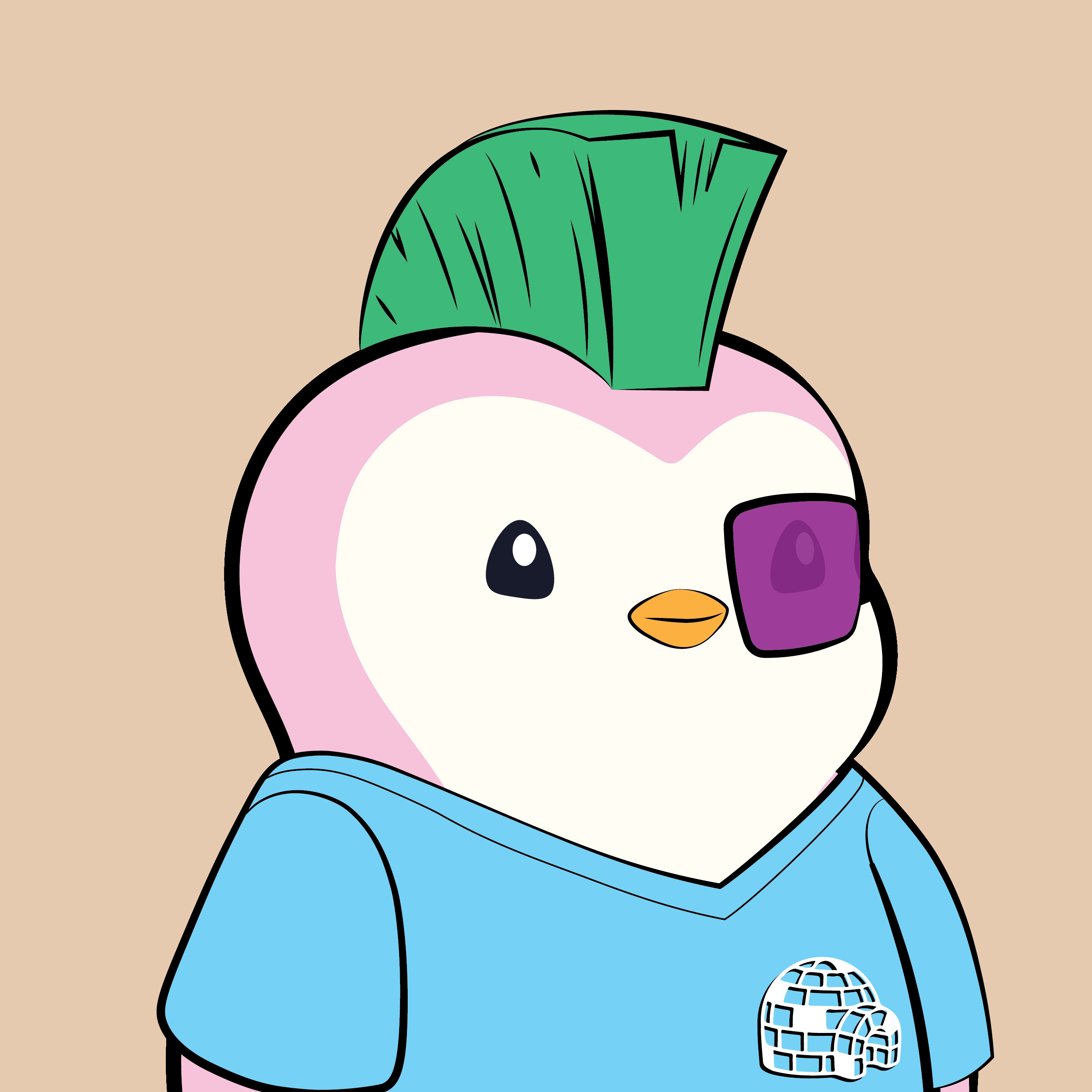 Pudgy Penguins - Pudgy Penguins - Pudgy Penguin #8733 - NFT # 8733