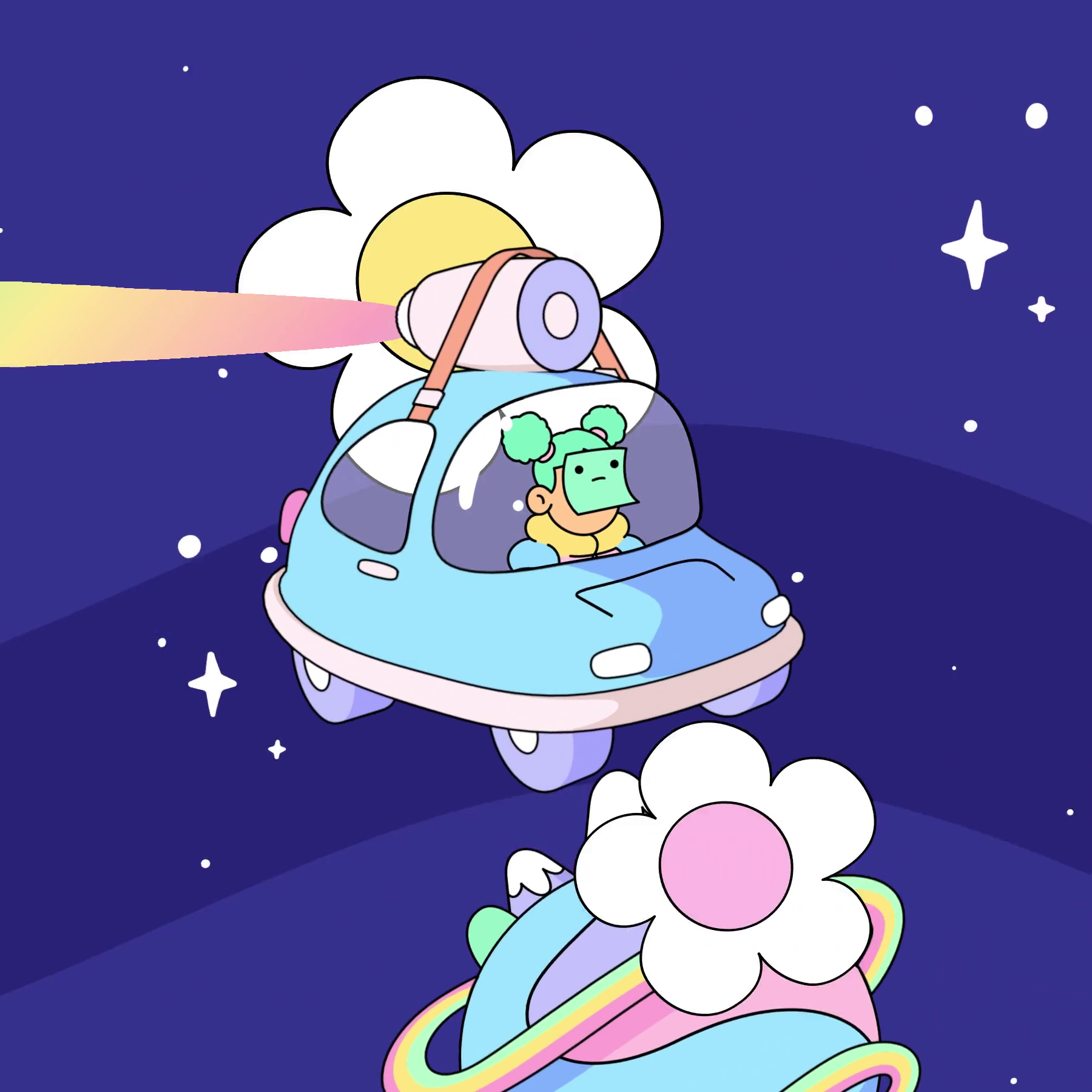 The Doodles Founders - Space Doodles - Space Doodle #180 - NFT # 180