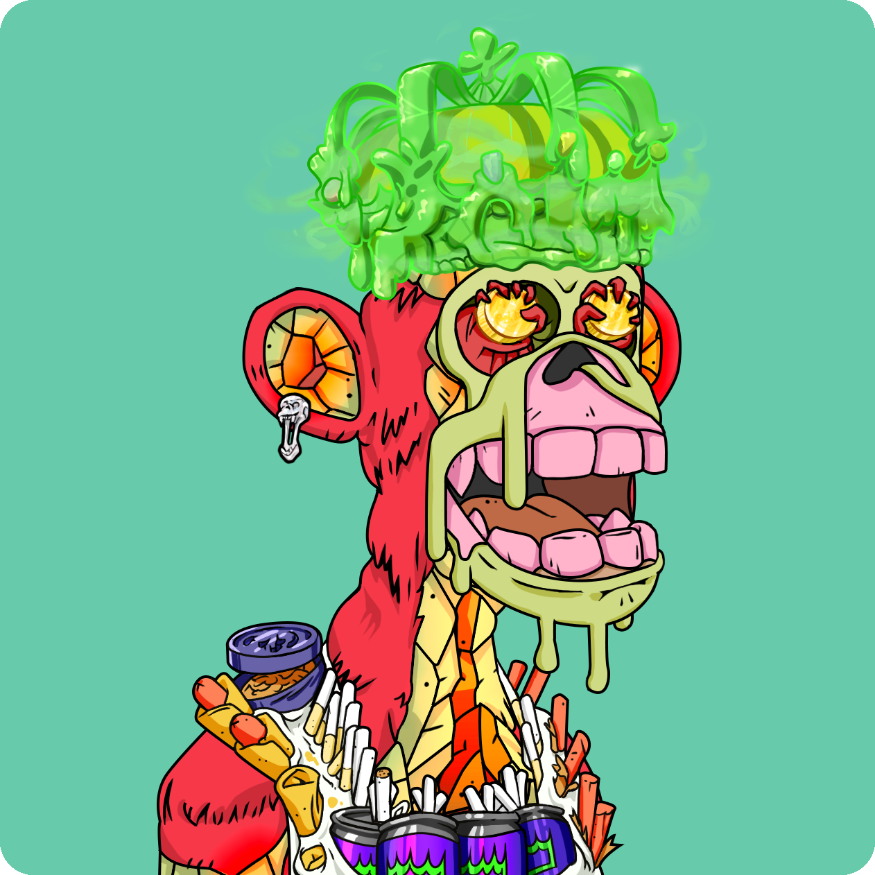 Yuga Labs - Mutant Ape Yacht Club - NFT # 21496