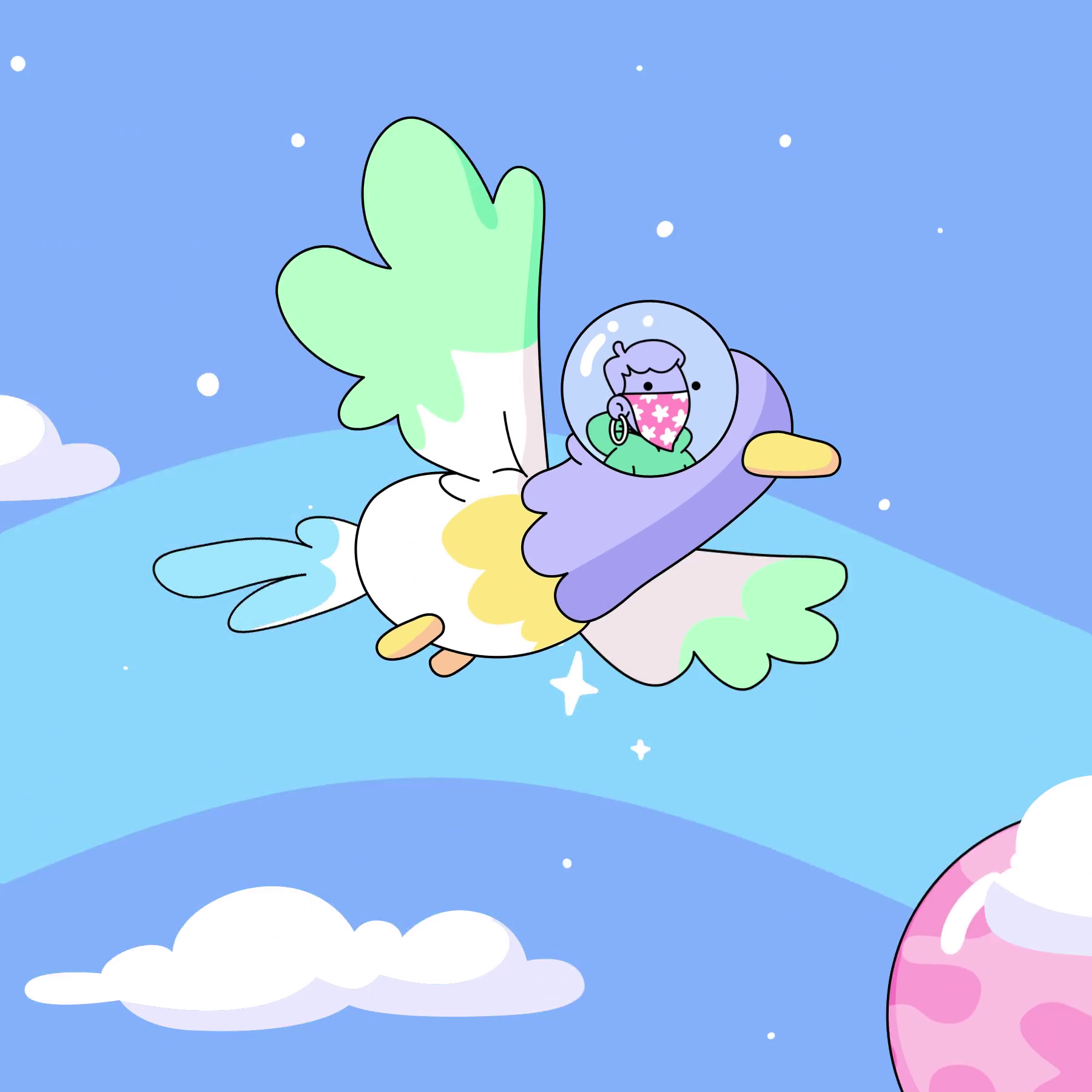 The Doodles Founders - Space Doodles - Space Doodle #115 - NFT # 115