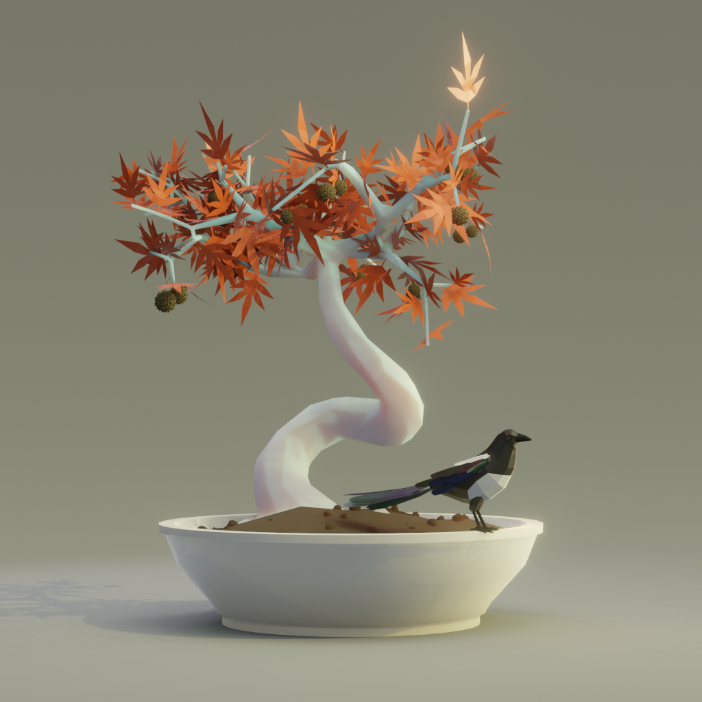 ZENFT Garden Society - Bonsai - Bonsai #8453 - NFT # 8453