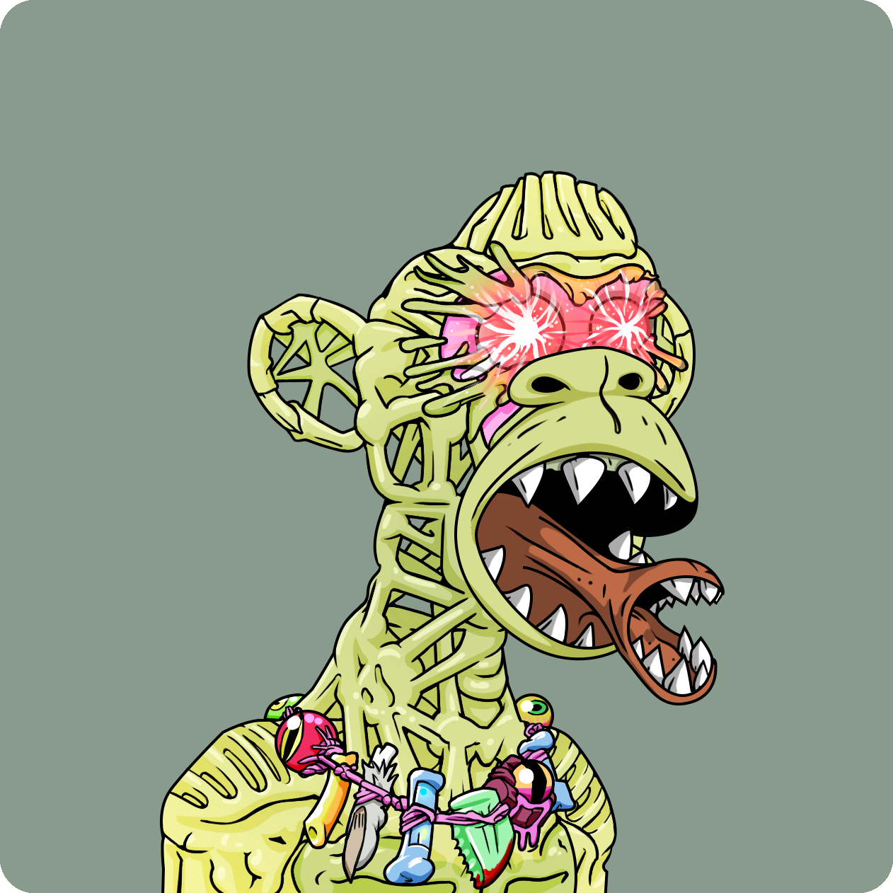 Yuga Labs - Mutant Ape Yacht Club - NFT # 10386