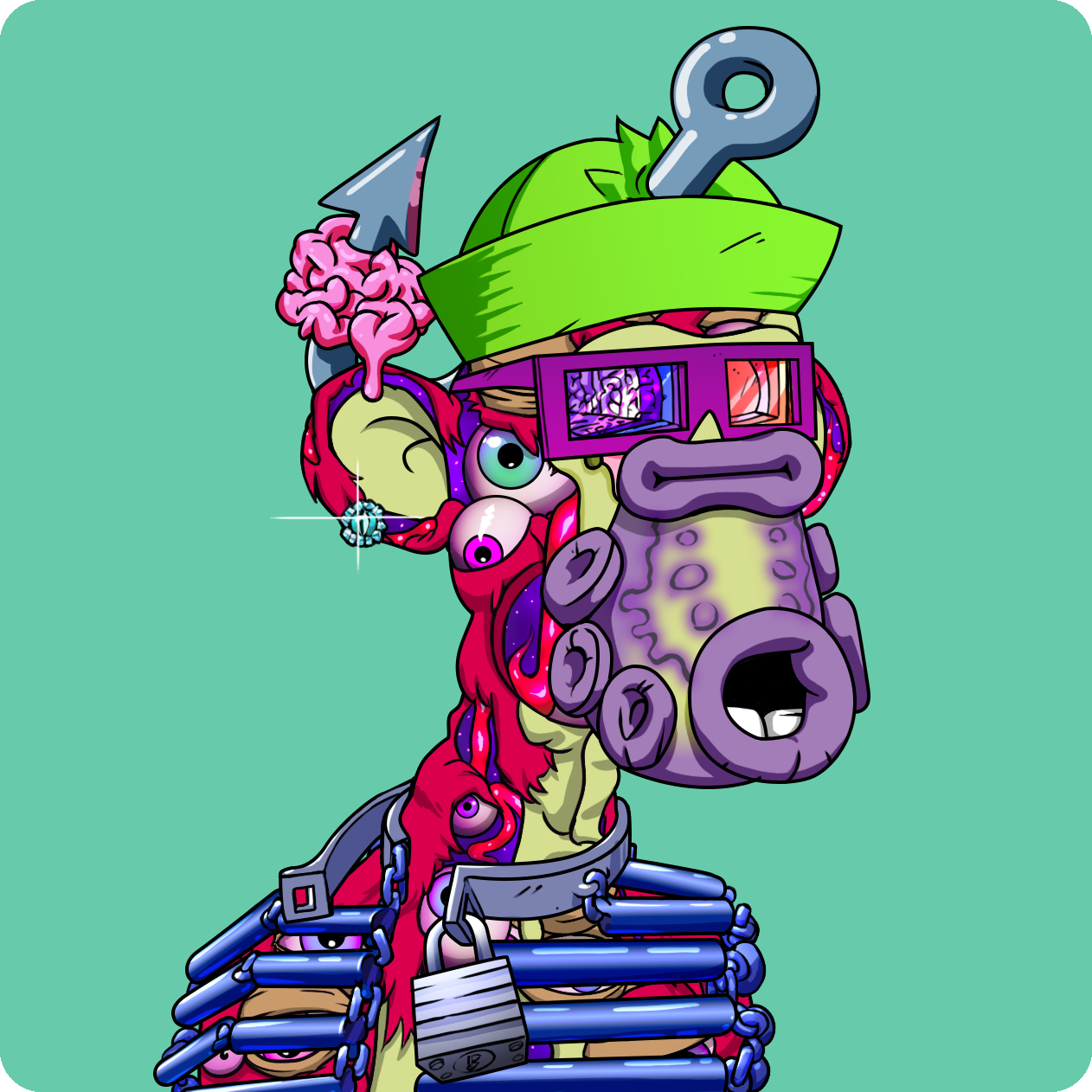 Yuga Labs - Mutant Ape Yacht Club - NFT # 13312