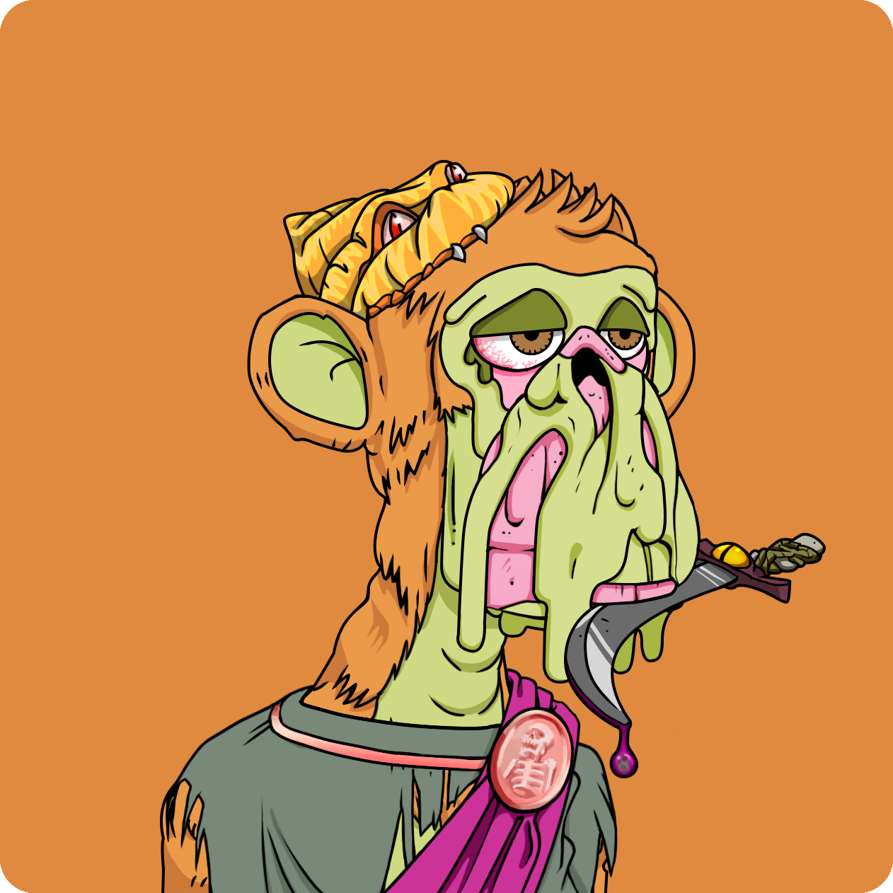 Yuga Labs - Mutant Ape Yacht Club - NFT # 21802