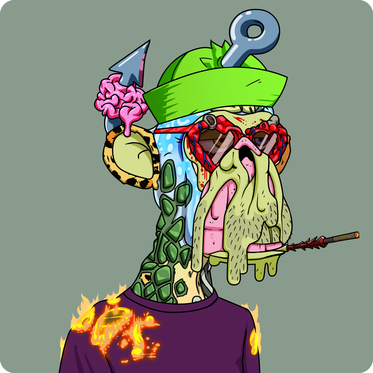 Yuga Labs - Mutant Ape Yacht Club - NFT # 3644