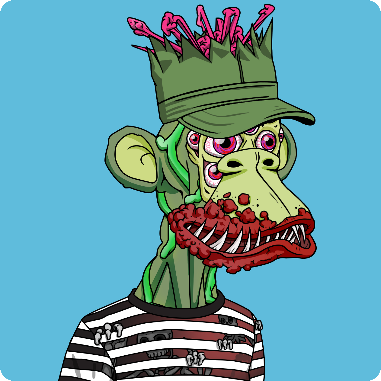 Yuga Labs - Mutant Ape Yacht Club - NFT # 2186