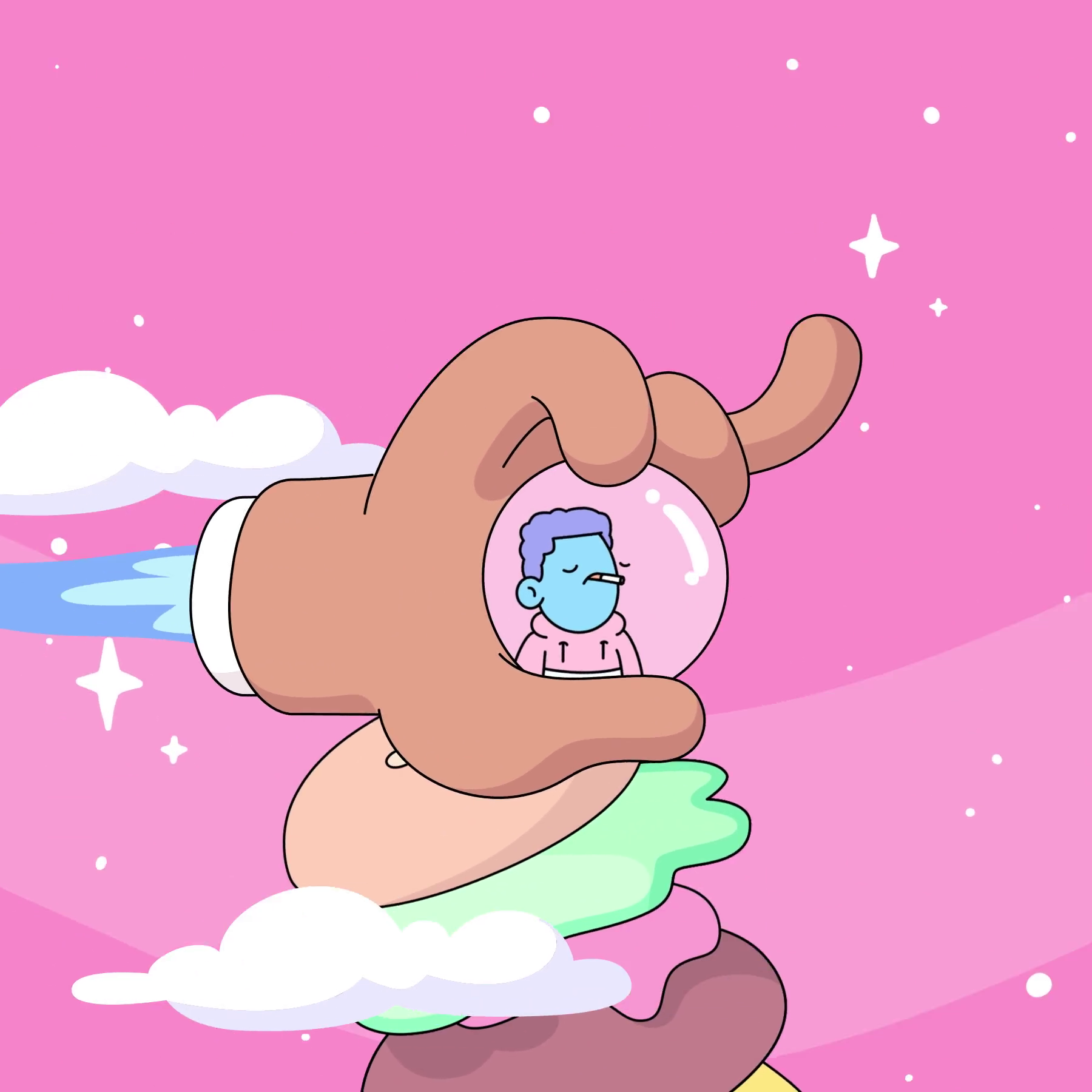 The Doodles Founders - Space Doodles - Space Doodle #9799 - NFT # 9799