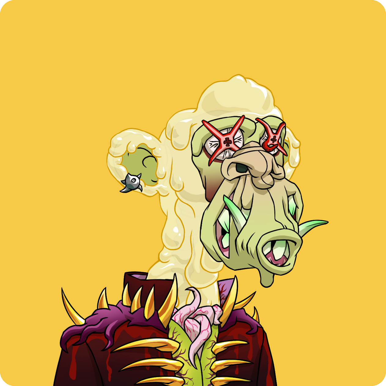 Yuga Labs - Mutant Ape Yacht Club - NFT # 4962