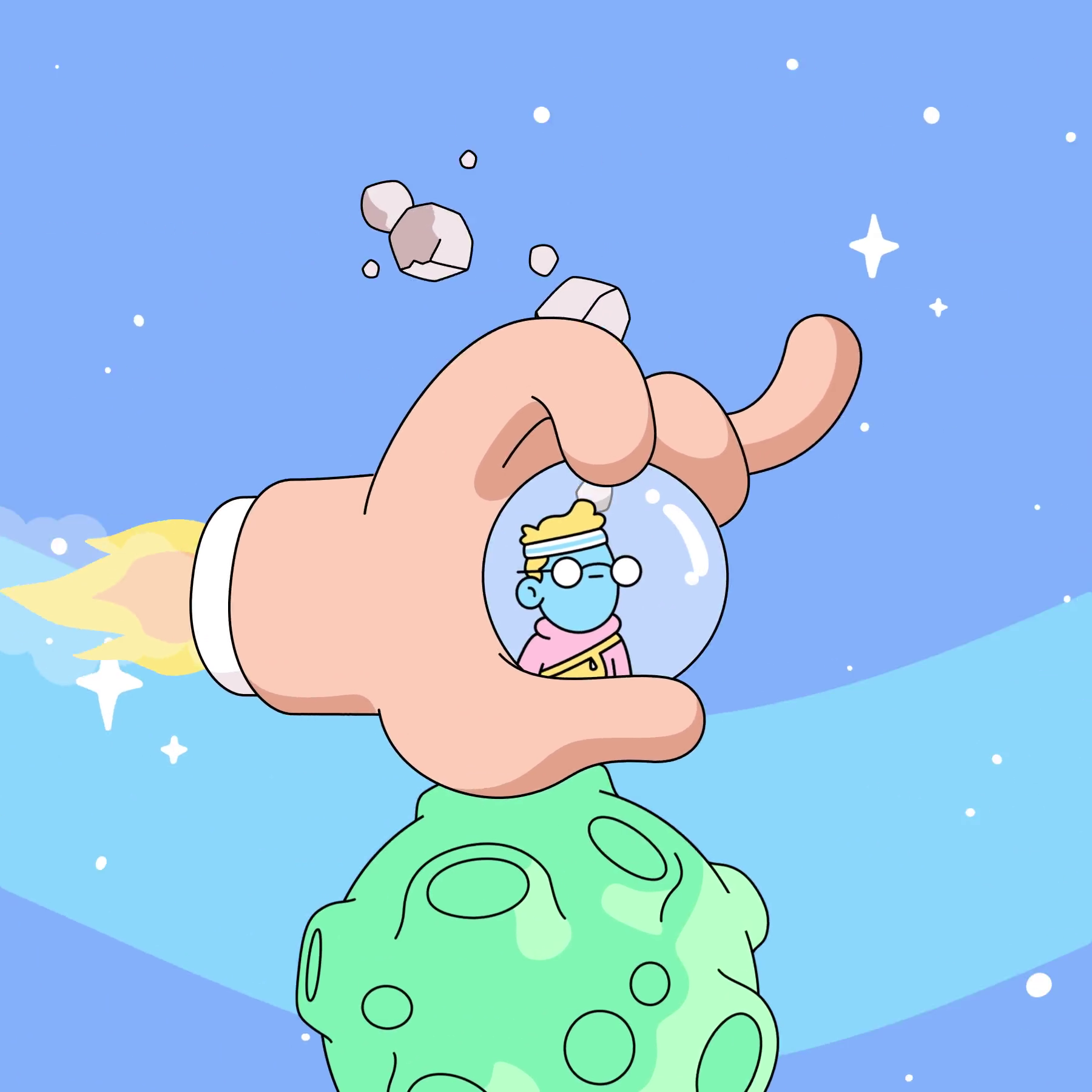 The Doodles Founders - Space Doodles - Space Doodle #9877 - NFT # 9877