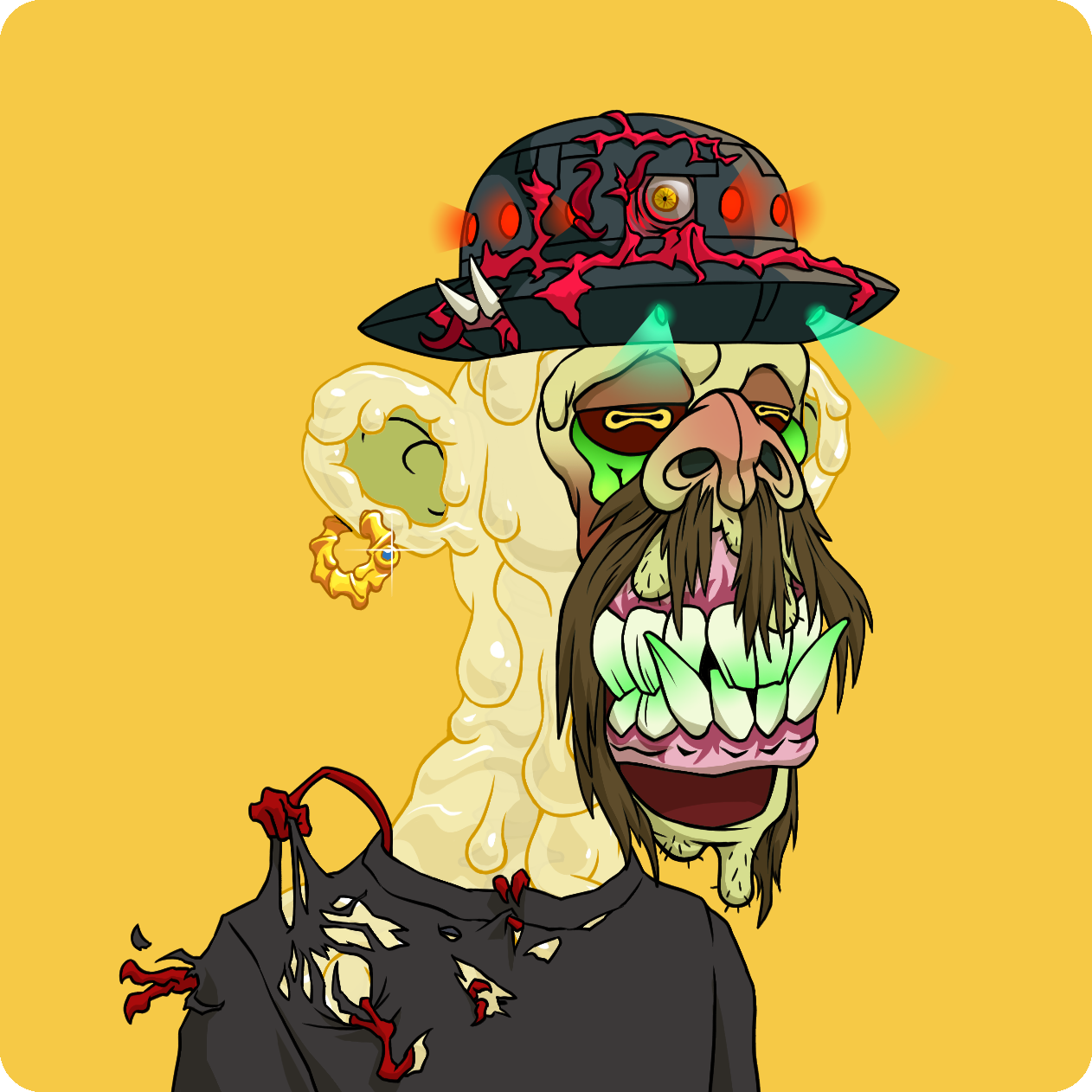 Yuga Labs - Mutant Ape Yacht Club - NFT # 13493