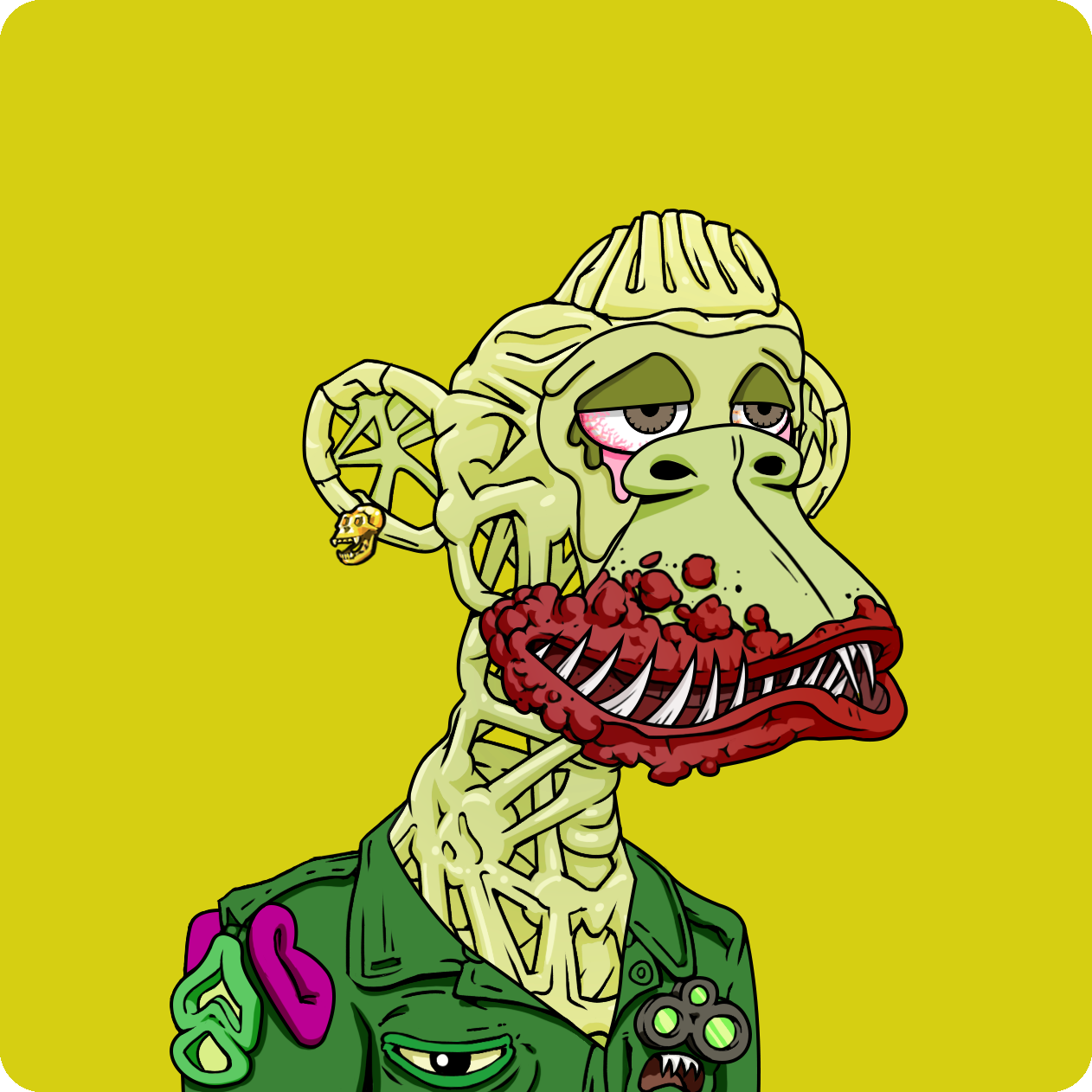 Yuga Labs - Mutant Ape Yacht Club - NFT # 4697