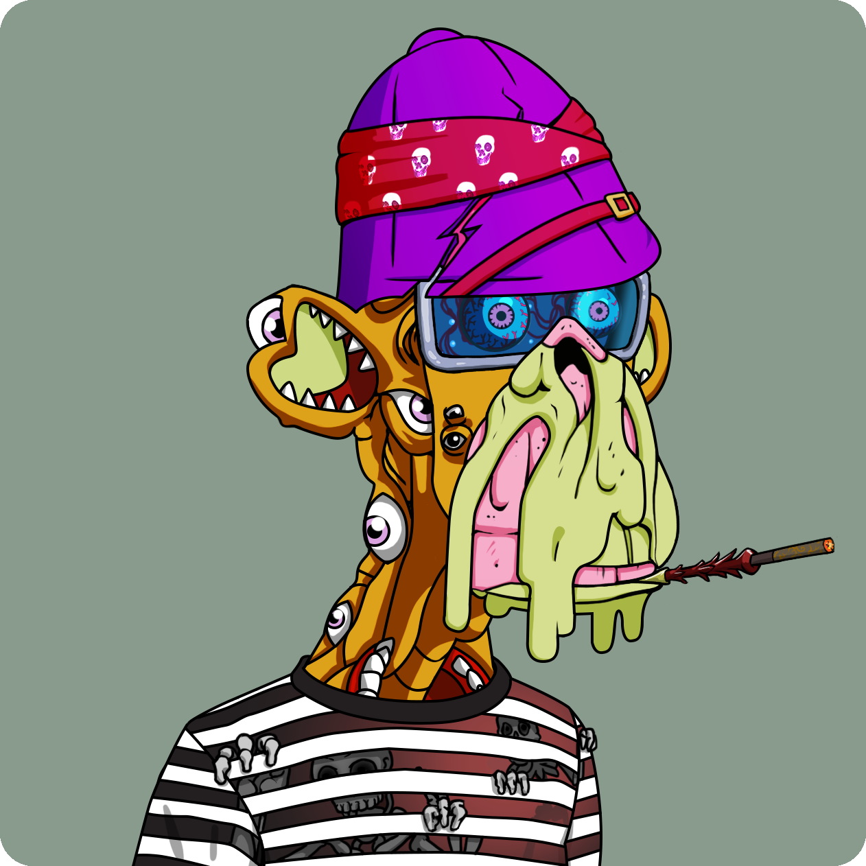 Yuga Labs - Mutant Ape Yacht Club - NFT # 17022