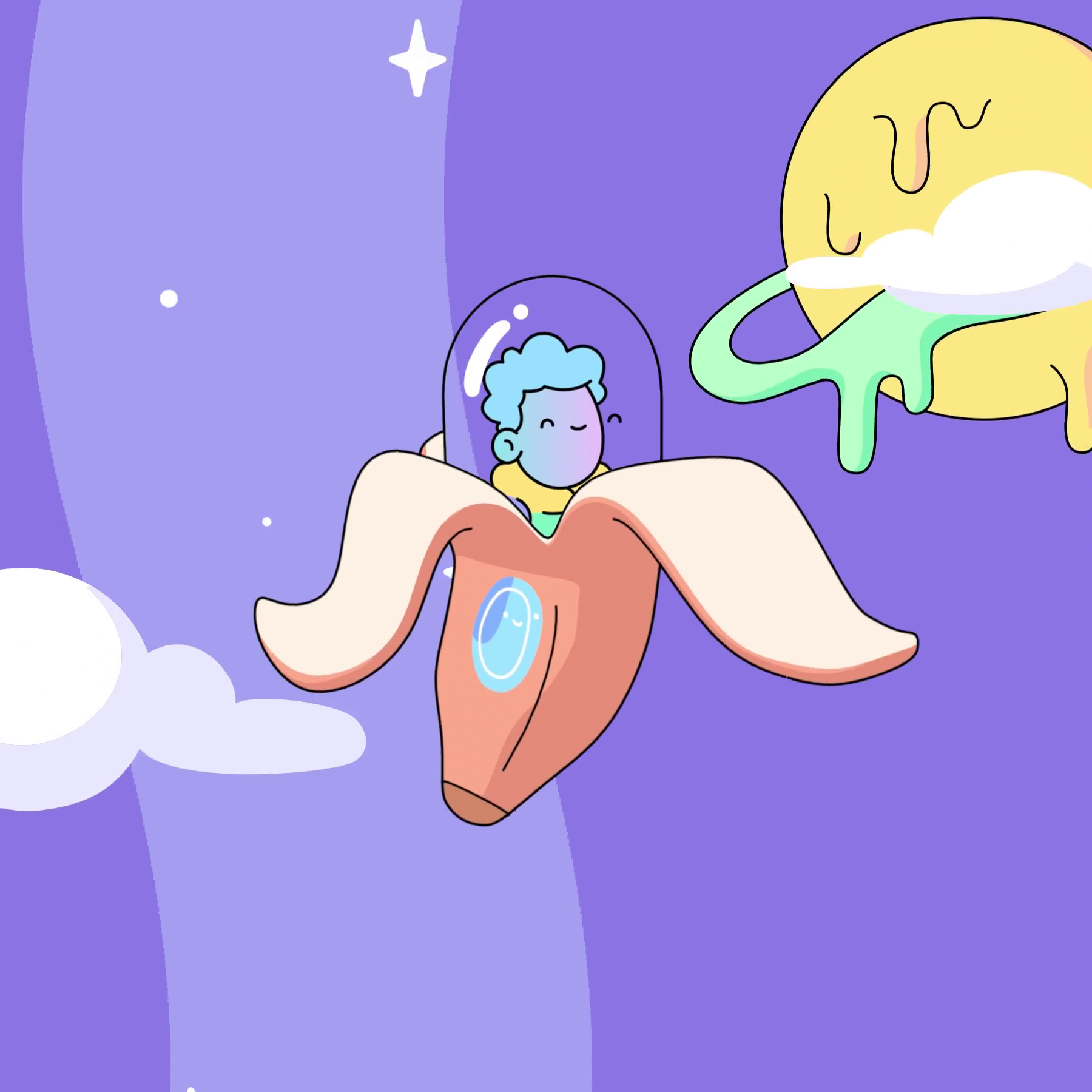 The Doodles Founders - Space Doodles - Space Doodle #428 - NFT # 428