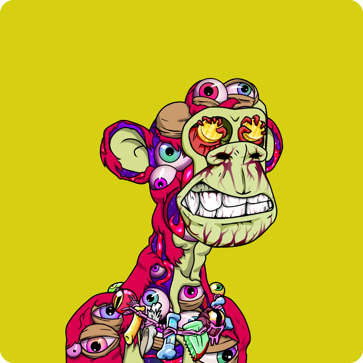 Yuga Labs - Mutant Ape Yacht Club - NFT # 3022