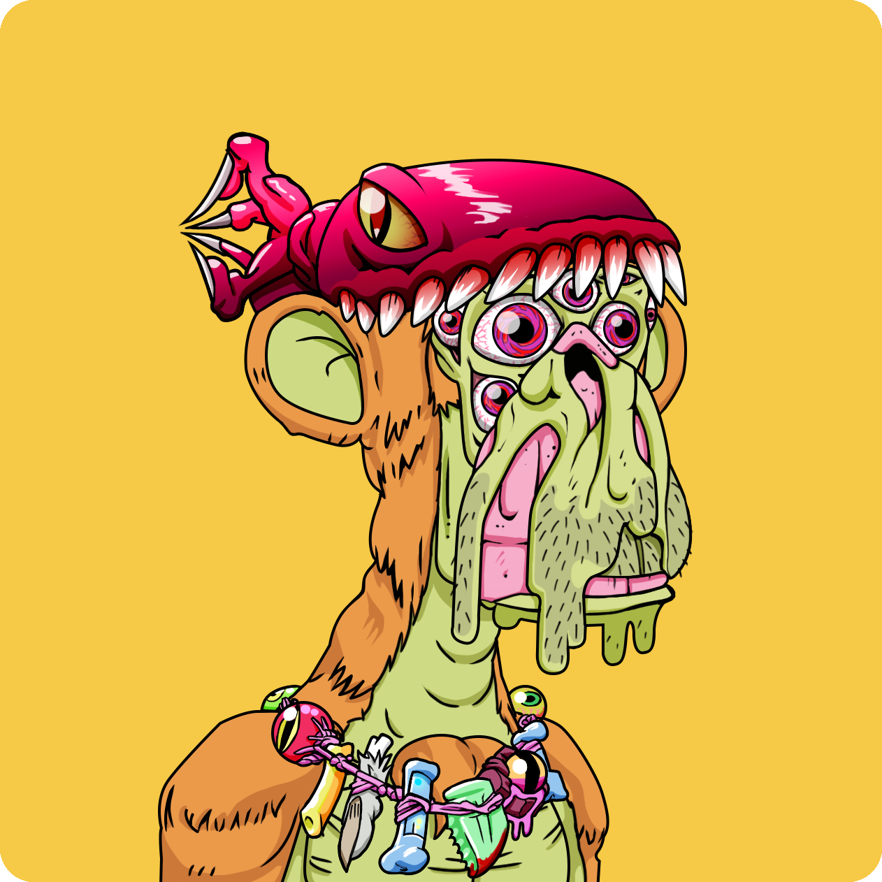 Yuga Labs - Mutant Ape Yacht Club - NFT # 17538