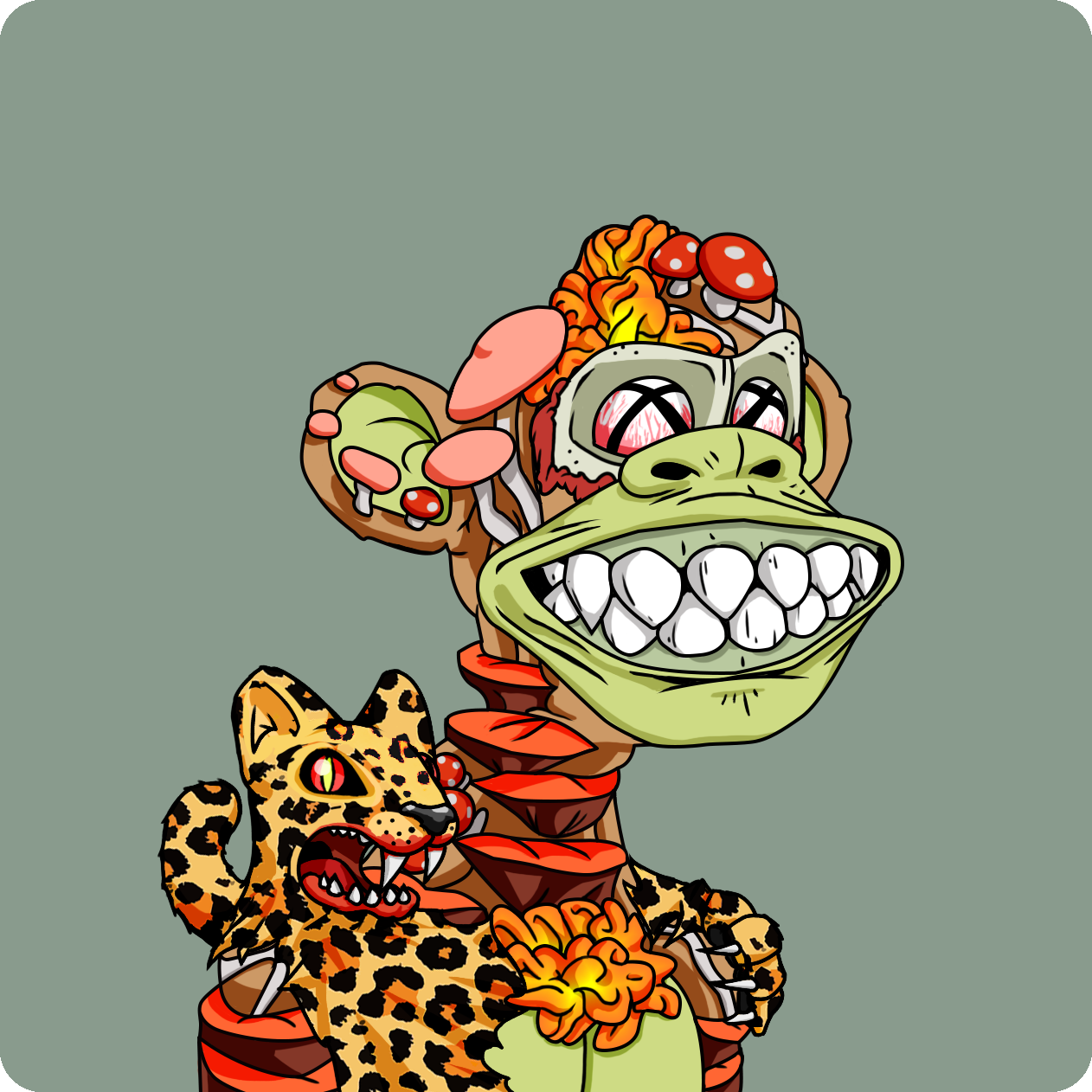 Yuga Labs - Mutant Ape Yacht Club - NFT # 17844