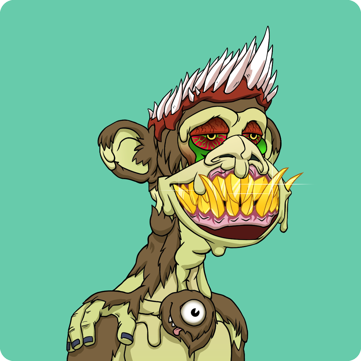 Yuga Labs - Mutant Ape Yacht Club - NFT # 9098