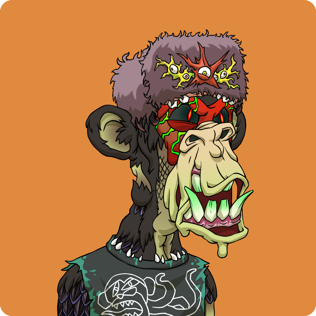 Yuga Labs - Mutant Ape Yacht Club - NFT # 19373