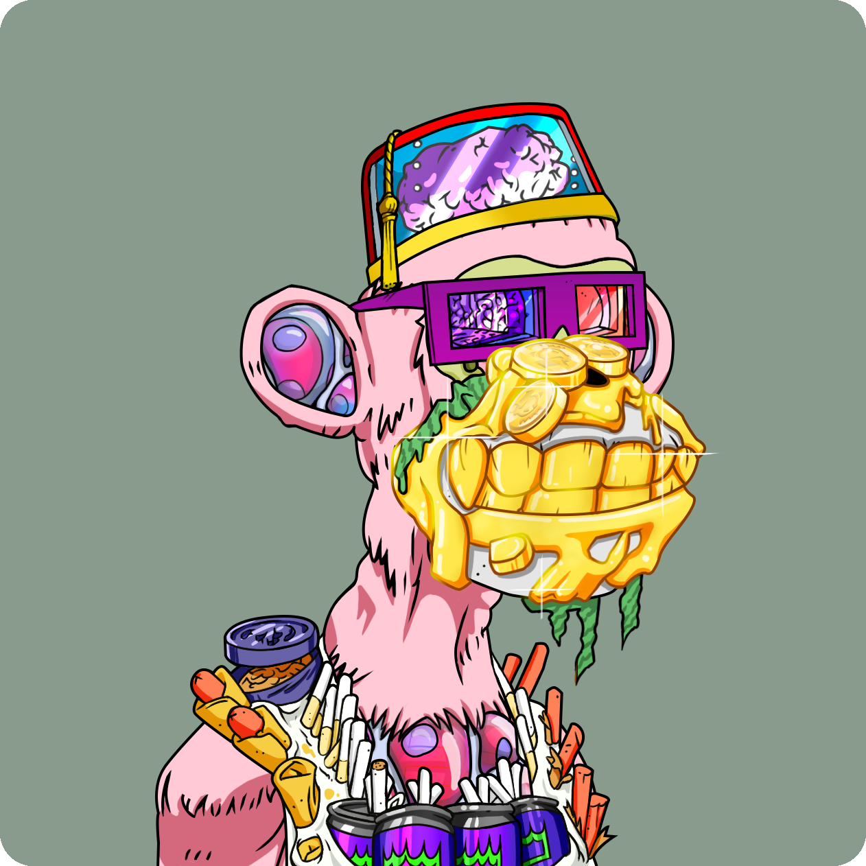 Yuga Labs - Mutant Ape Yacht Club - NFT # 2719